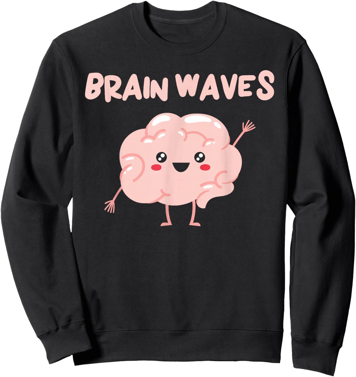 Brain Waves Brain Science Neurology Neuroscience Sweatshirt - Sweatshirt | Black