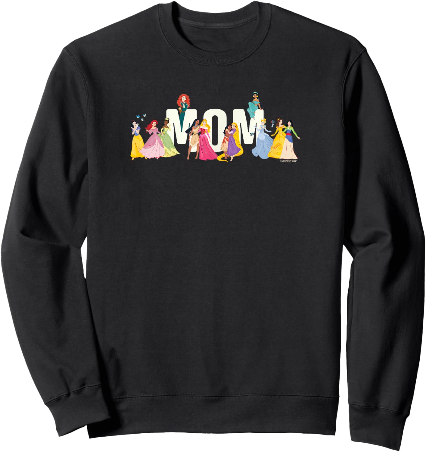Disney Princess Squad Mom Family Trip Vacation Reunion Sweatshirt - Sweatshirt | Black
