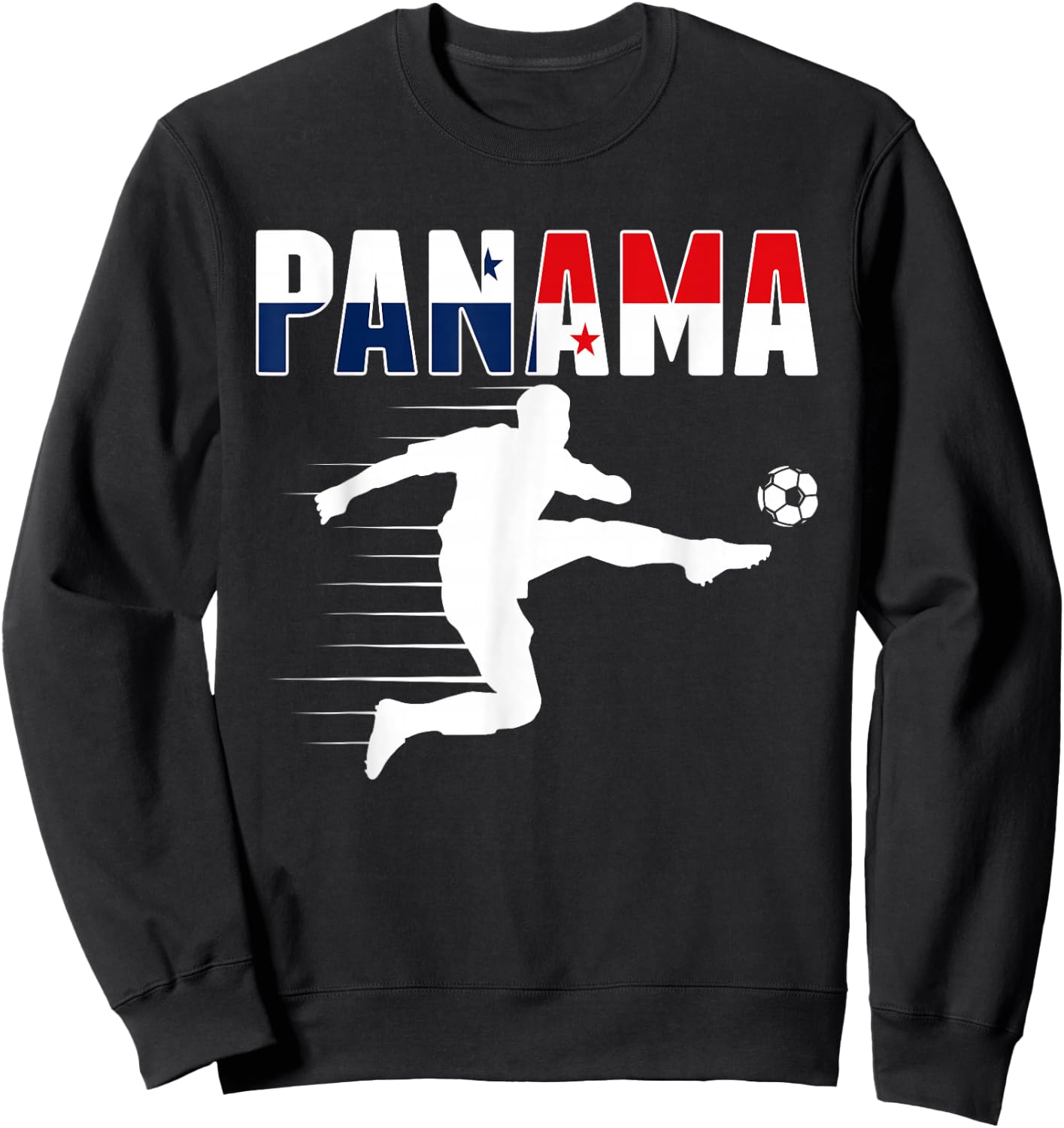 Panama Soccer Lovers Jersey Support Panamanian Football Team Sweatshirt - Sweatshirt | Black