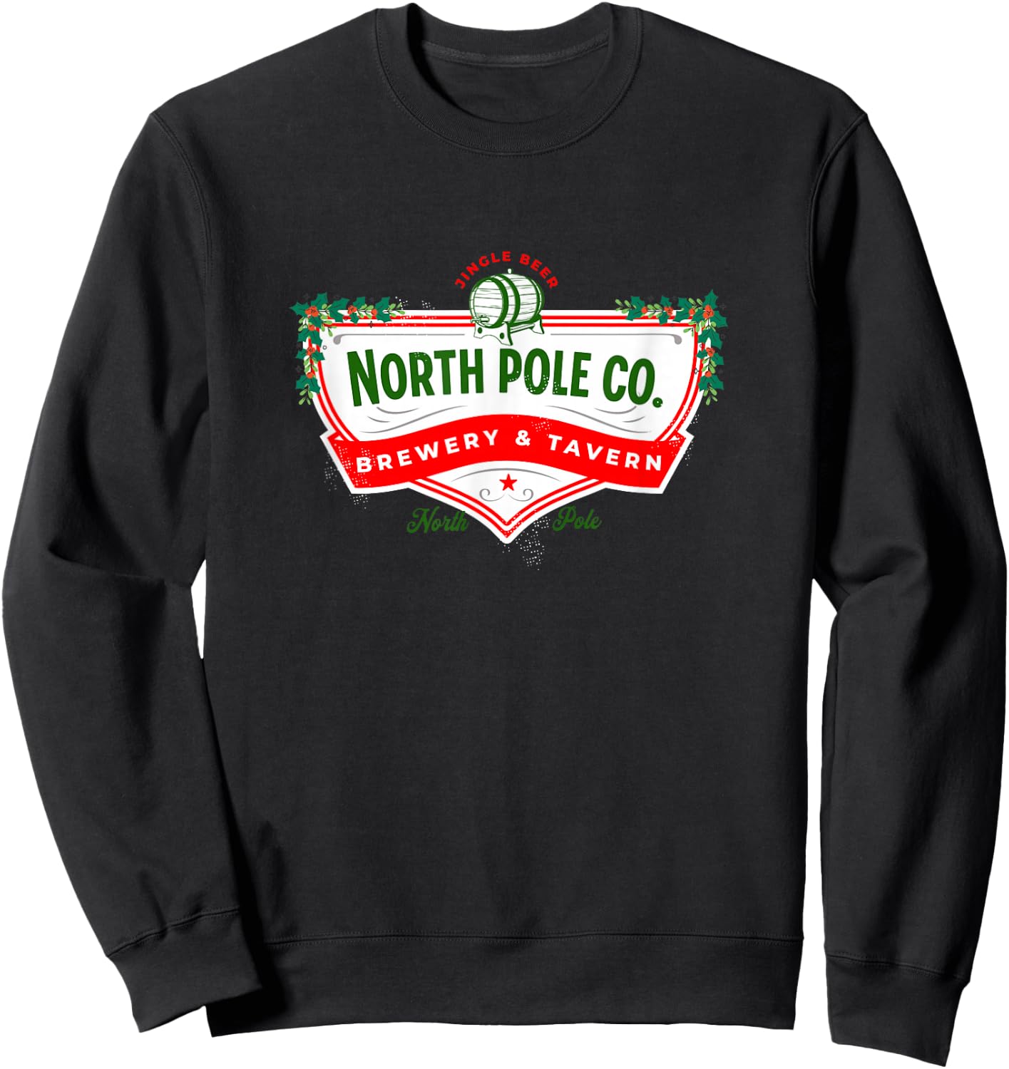 North Pole Brewery & Tavern Design Sweatshirt - Sweatshirt | Black