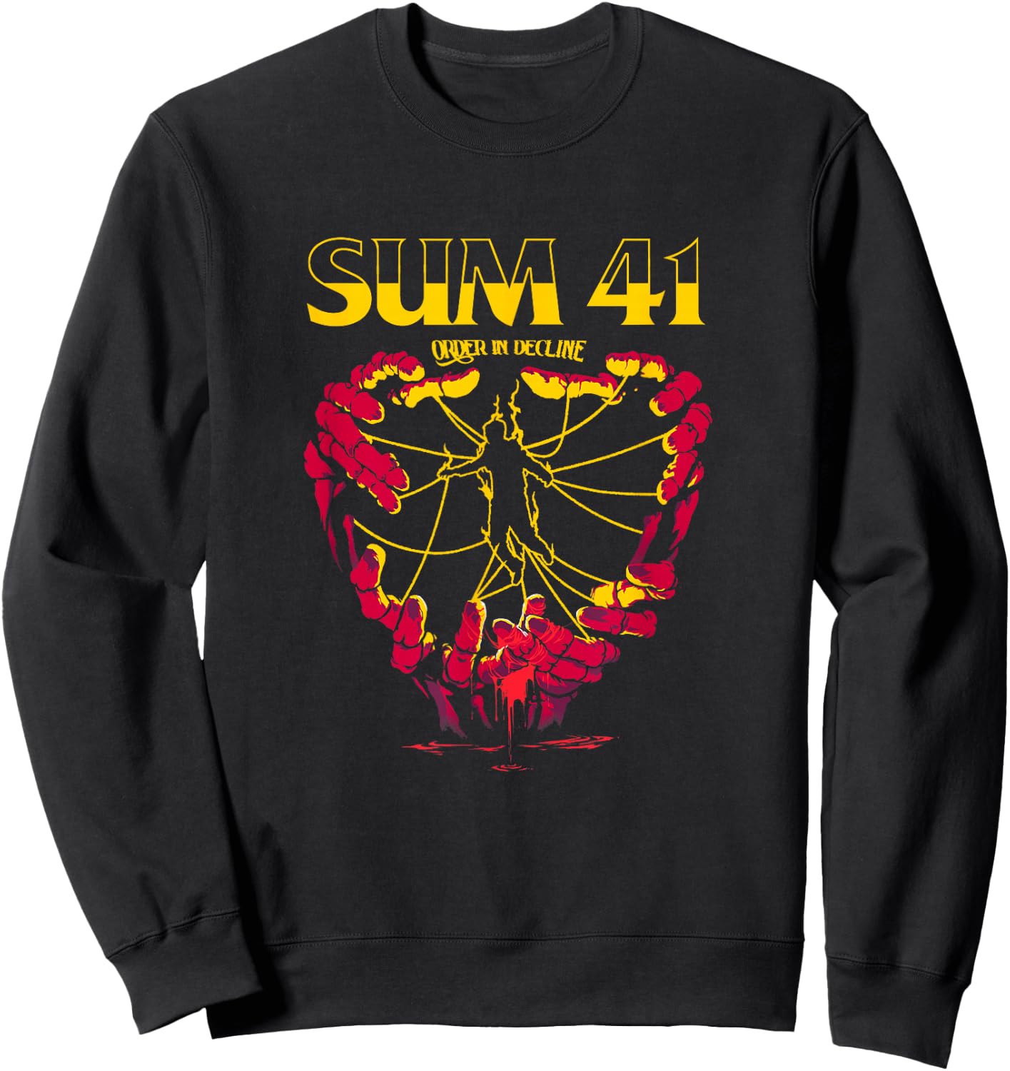 Sum 41 Hand Strings Sweatshirt - Sweatshirt | Black