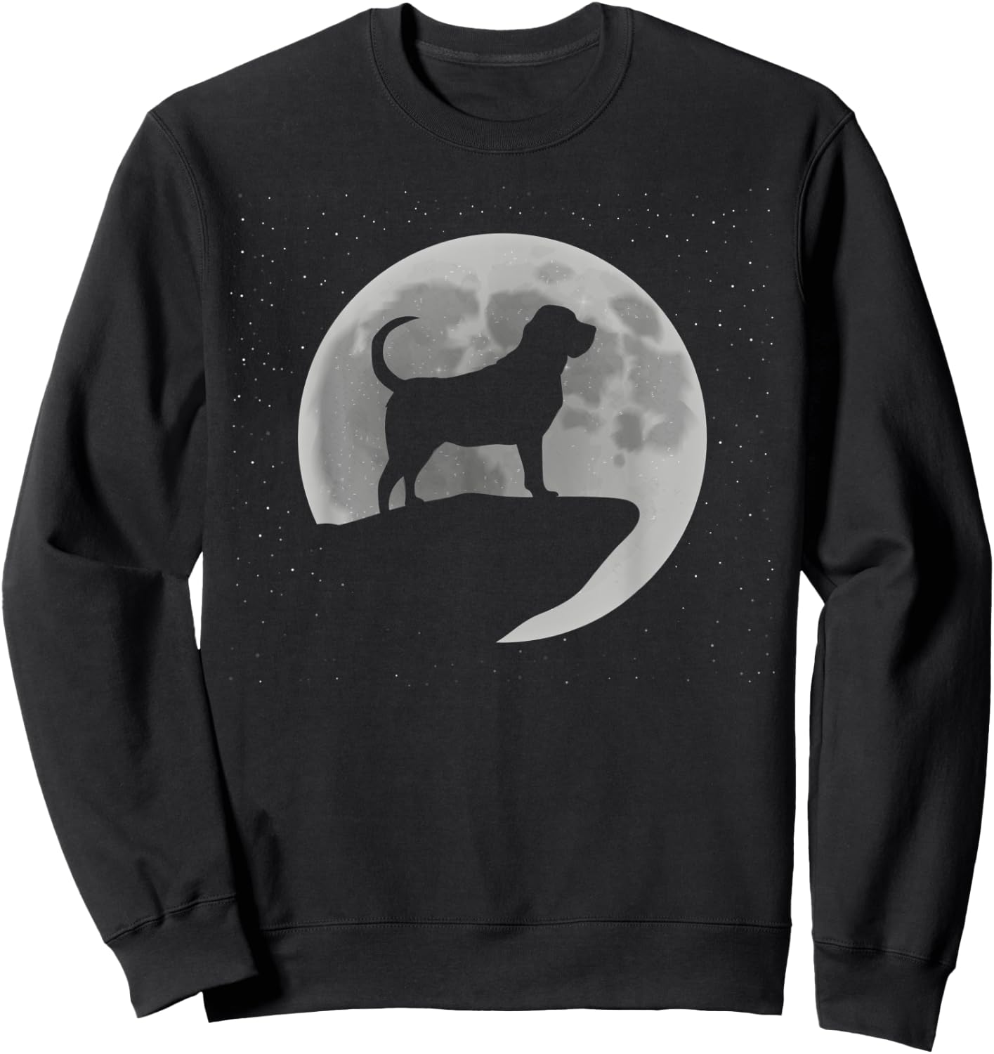 Fila Brasileiro Dog Moon Halloween Women Sweatshirt - Sweatshirt | Black