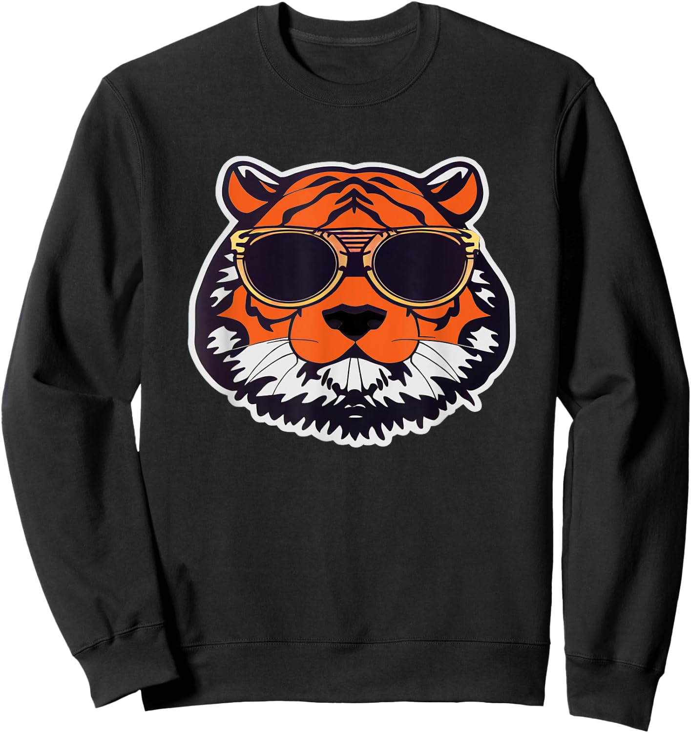Year Of The Cool Bengal Tiger Artistic Sweatshirt - Sweatshirt | Black