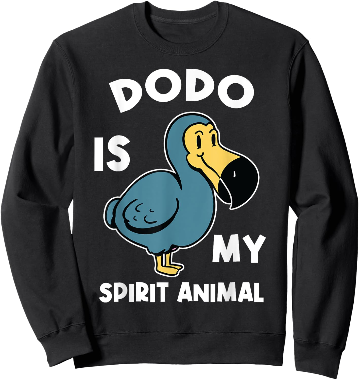 Dodo Bird Vintage Loves Dodos Flightless Bird Watching Sweatshirt - Sweatshirt | Black