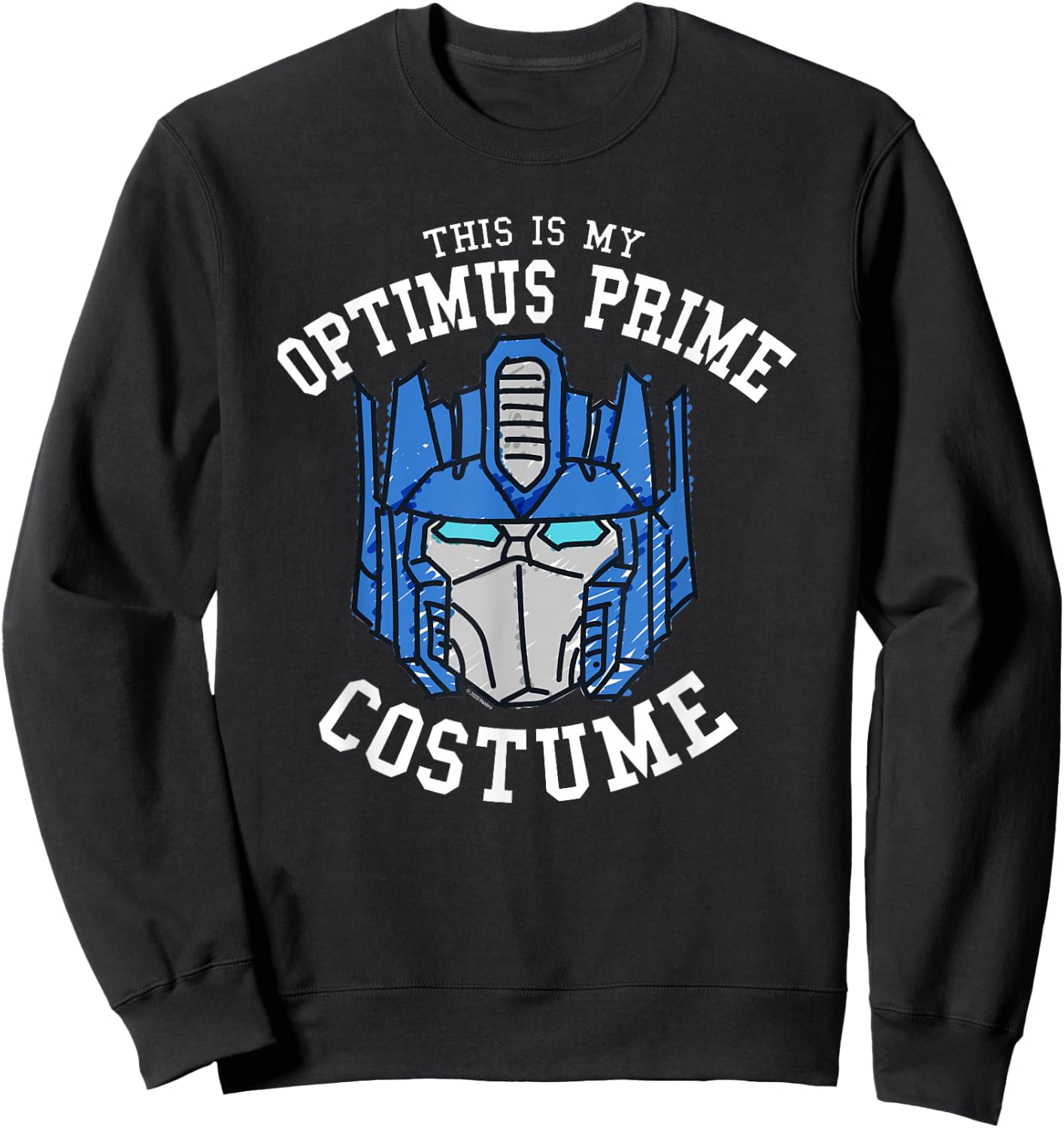 Transformers Halloween This Is My Optimus Prime Costume Sweatshirt - Sweatshirt | Black