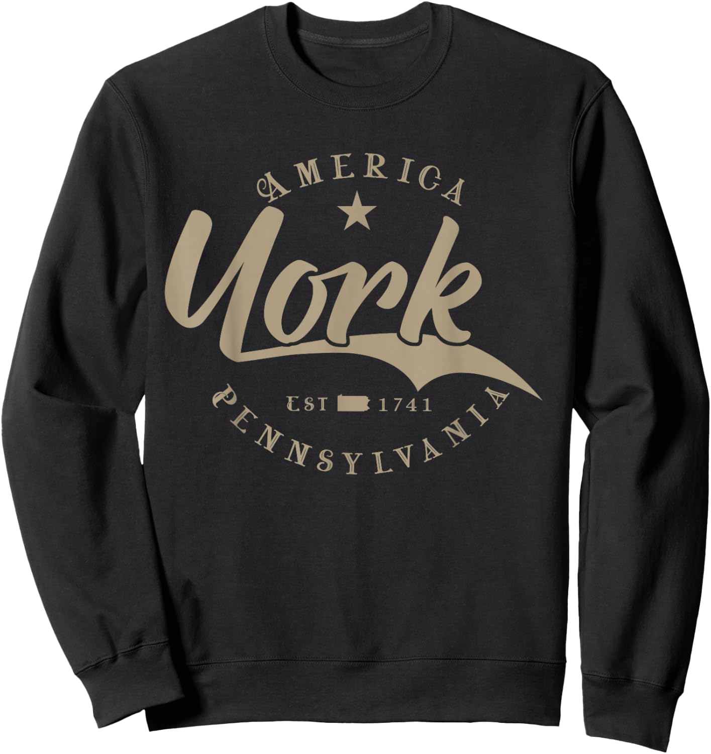 York PA | pennsylvania Sweatshirt - Sweatshirt | Black