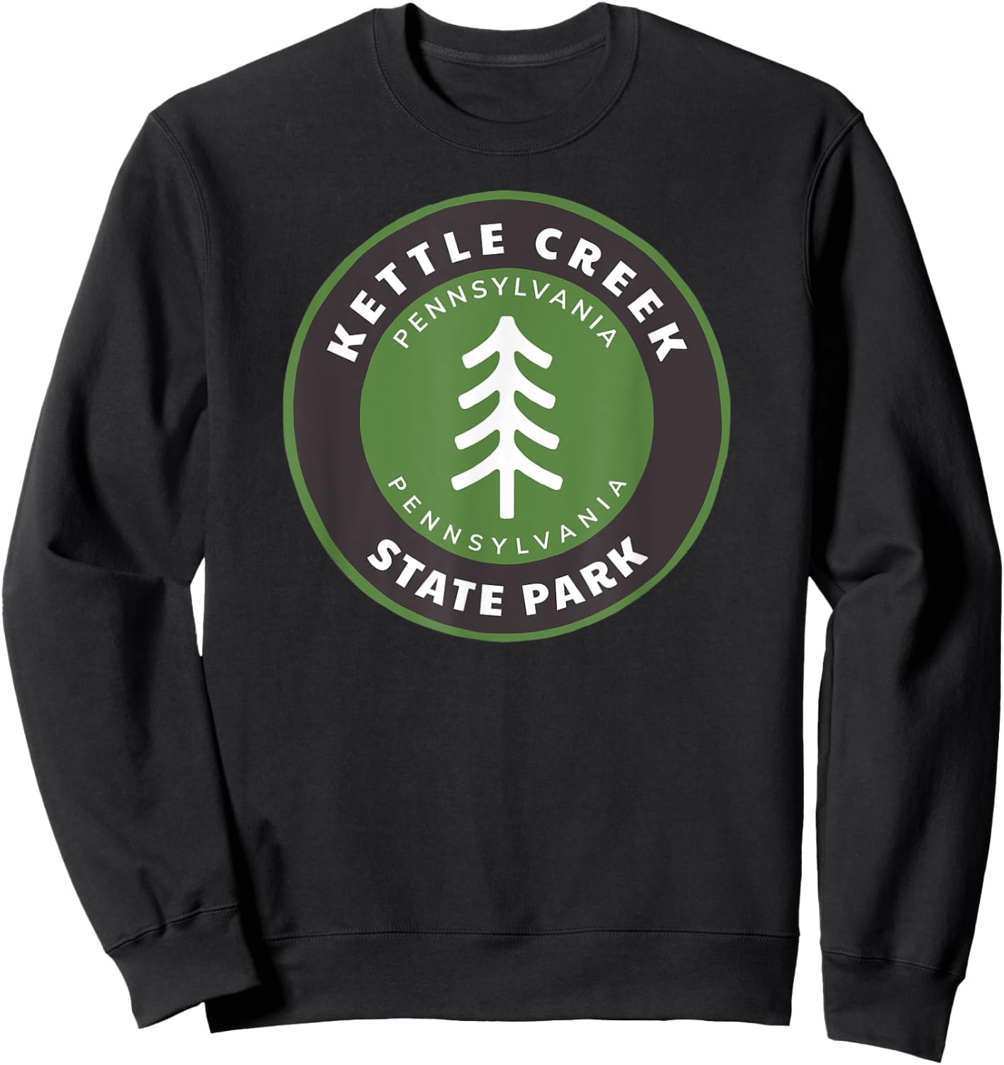 Kettle Creek State Park Pennsylvania PA Vacation Souvenir Sweatshirt - Sweatshirt | Black