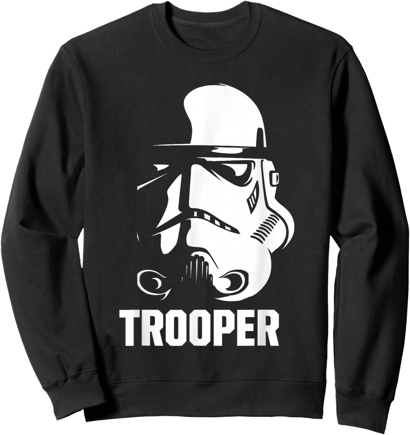 Star Wars Classic Vintage Stormtrooper Split Shadow Helmet Sweatshirt - Sweatshirt | Black