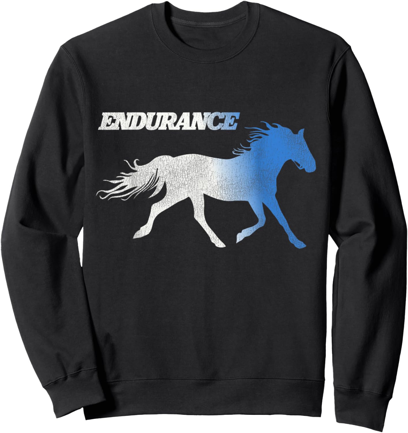 Vintage Napo Leo Dynamite Running Horses Endurance Sweatshirt - Sweatshirt | Black