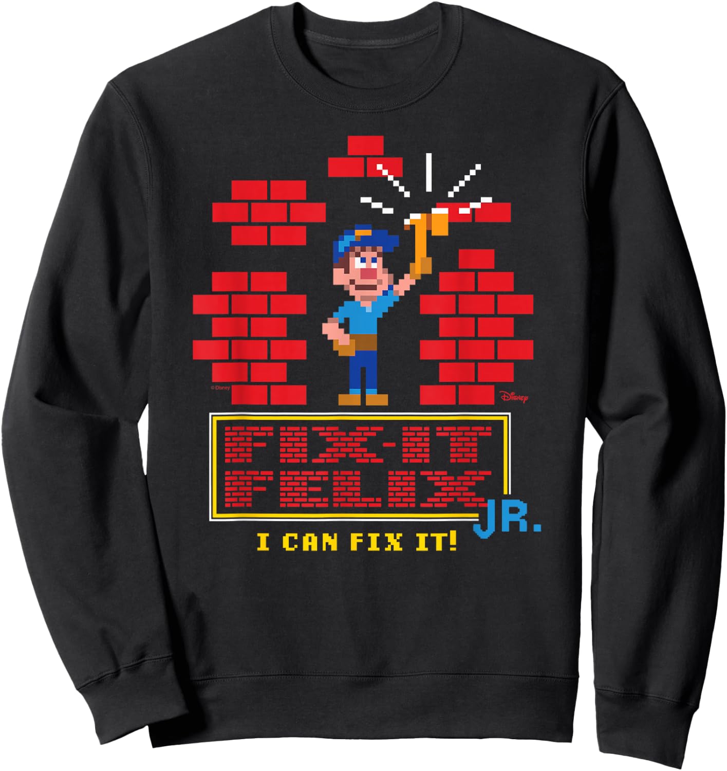 Wreck It Ralph - I Can Fix It Felix Sweatshirt - Sweatshirt | Black