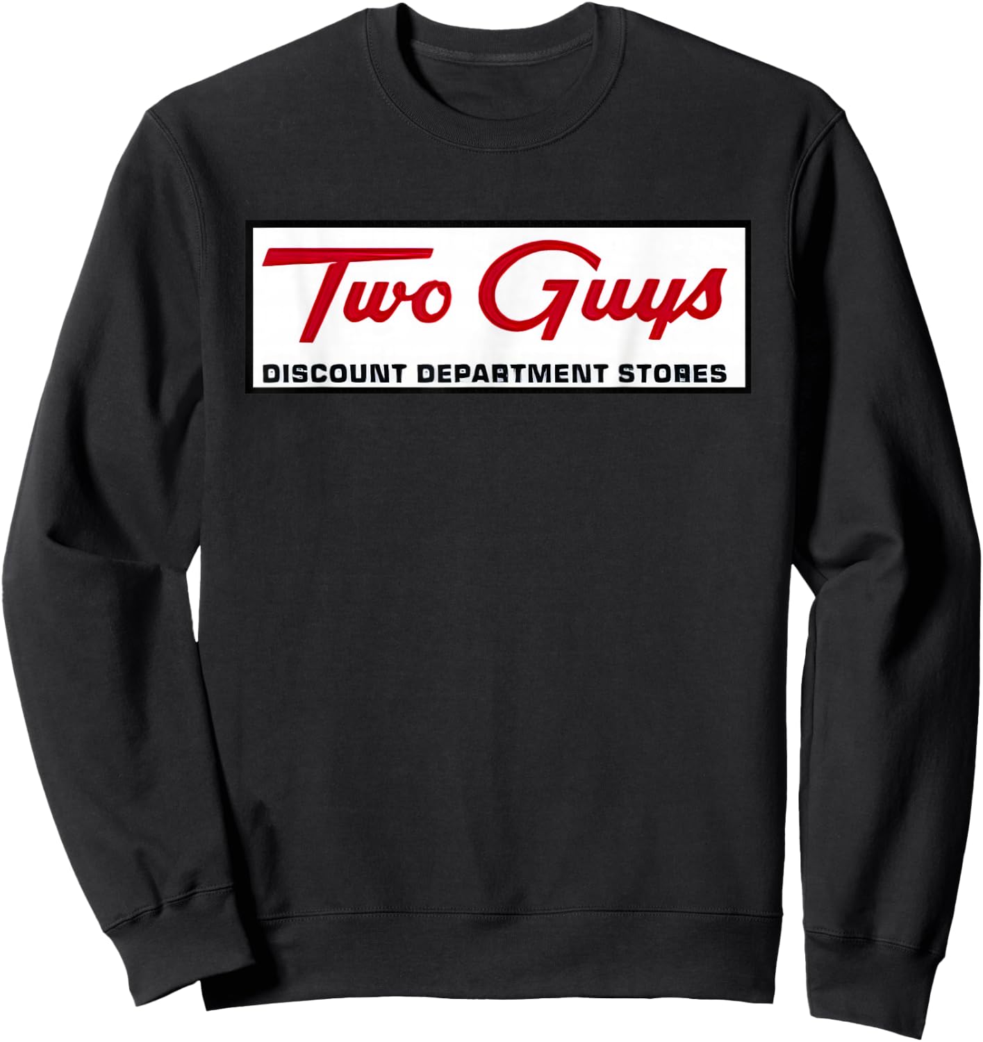 Two Guys Store Retro Vintage Sweatshirt - Sweatshirt | Black