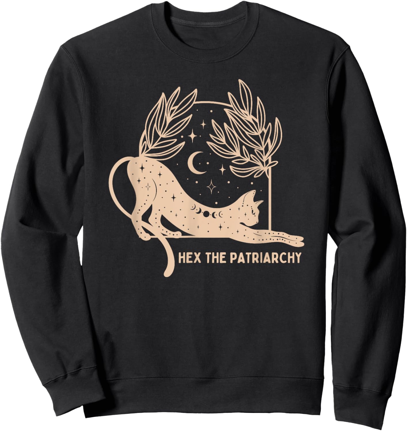 Feminist Witch, Hex The Patriarchy Sweatshirt - Sweatshirt | Black