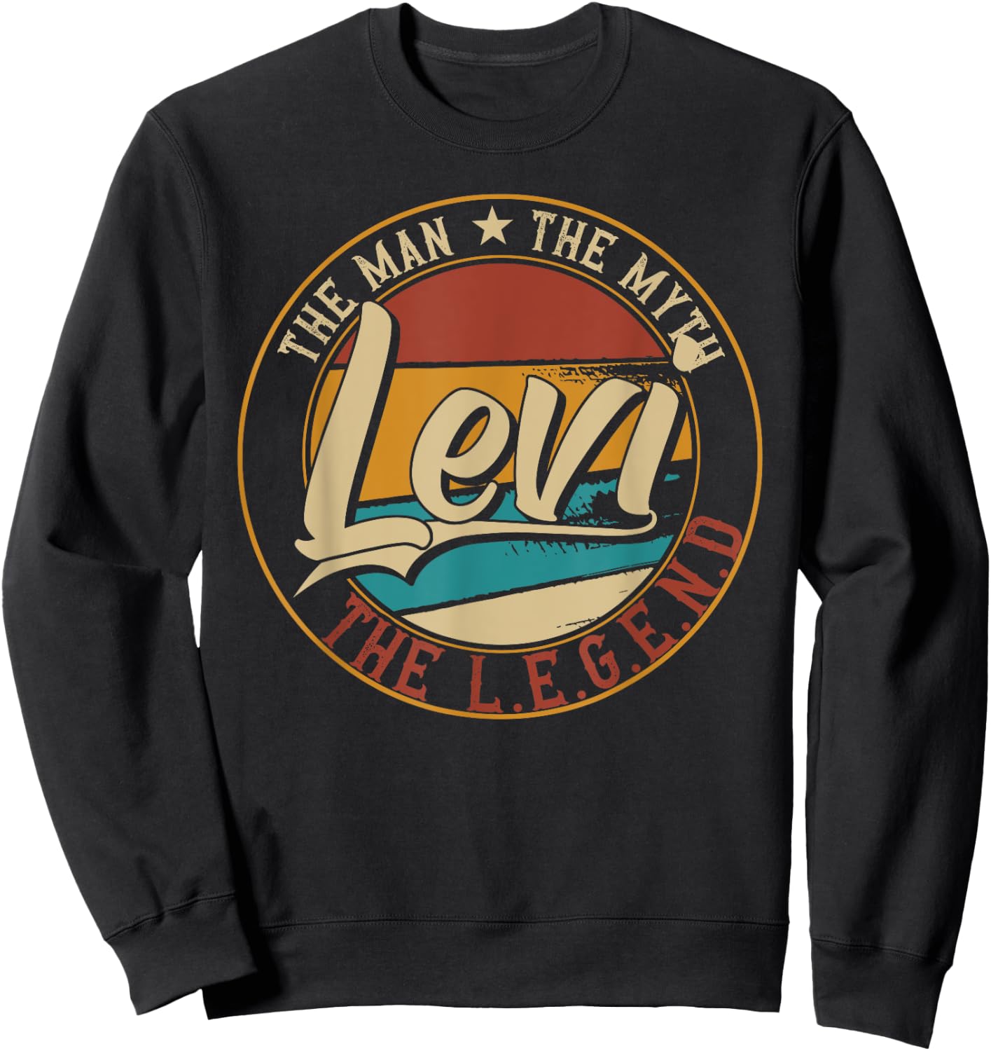 Levi The man the myth the legend Sweatshirt - Sweatshirt | Black
