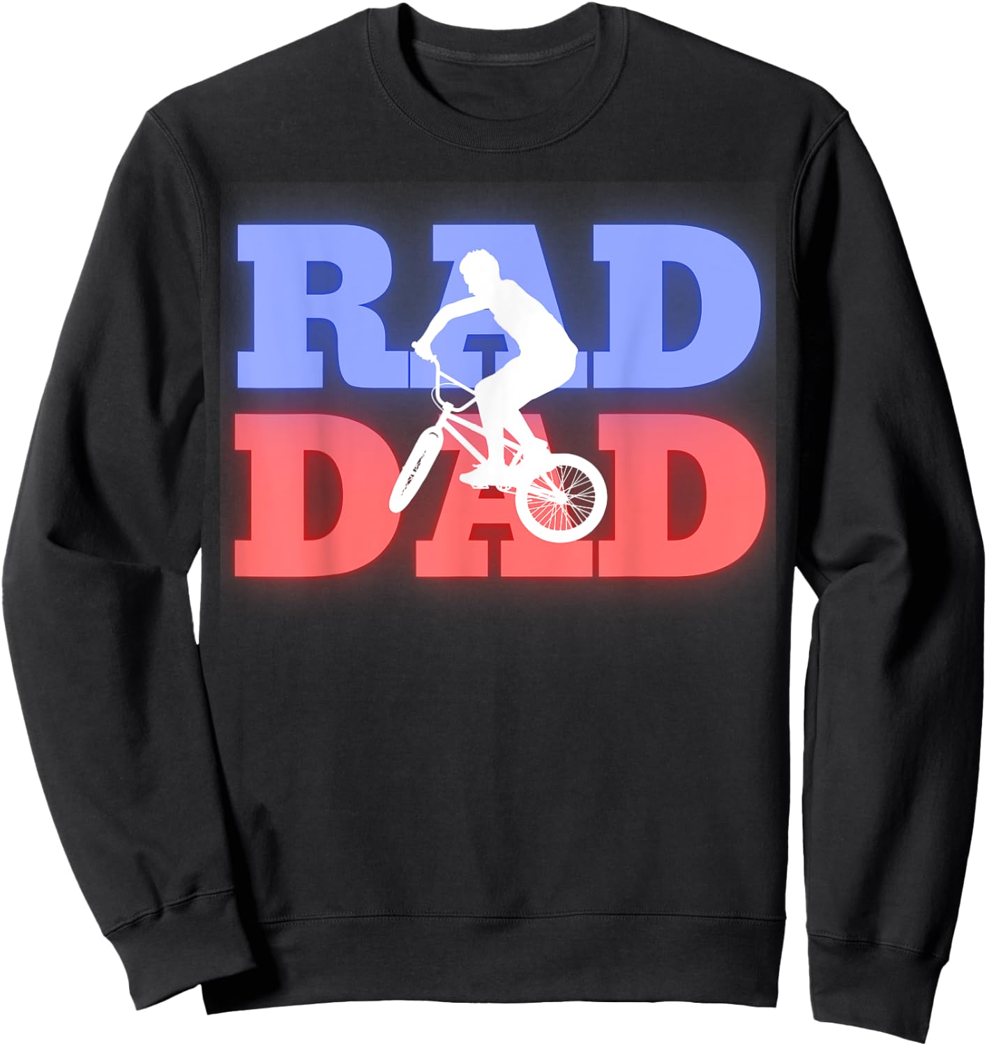 80's Style BMX Rad Dad Sweatshirt - Sweatshirt | Black