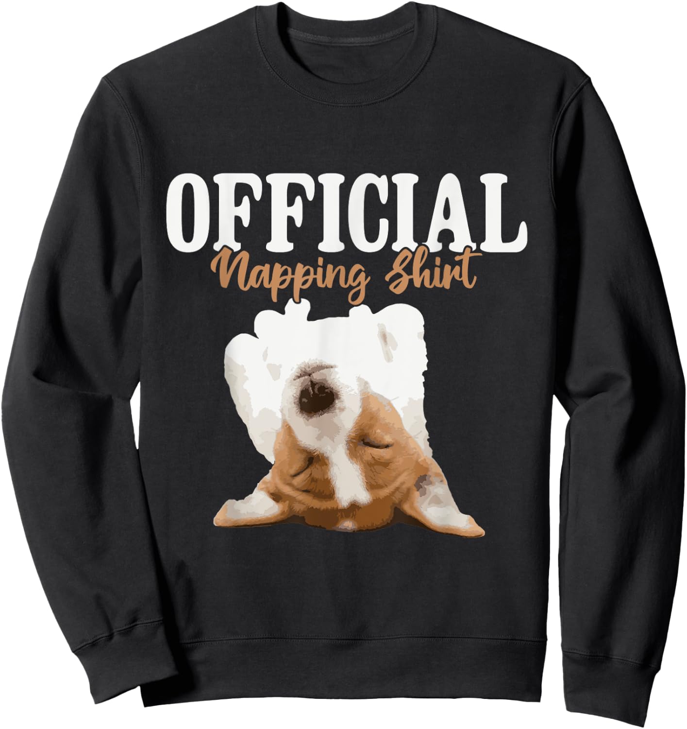 Official Napping Shirt - Jack Russell Terrier Dog Lover Sweatshirt - Sweatshirt | Black