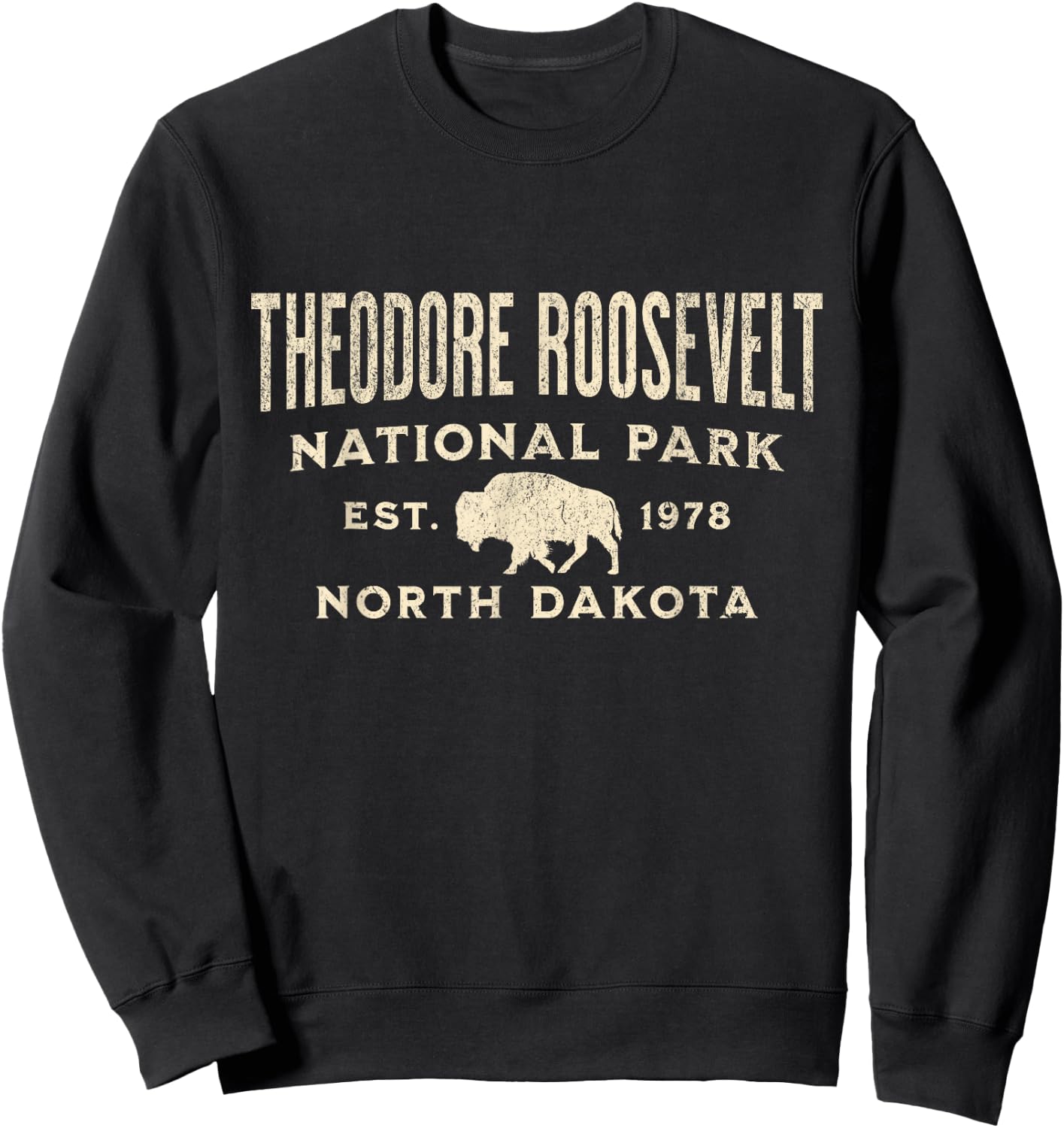 Theodore Roosevelt National Park Sweatshirt - Sweatshirt | Black