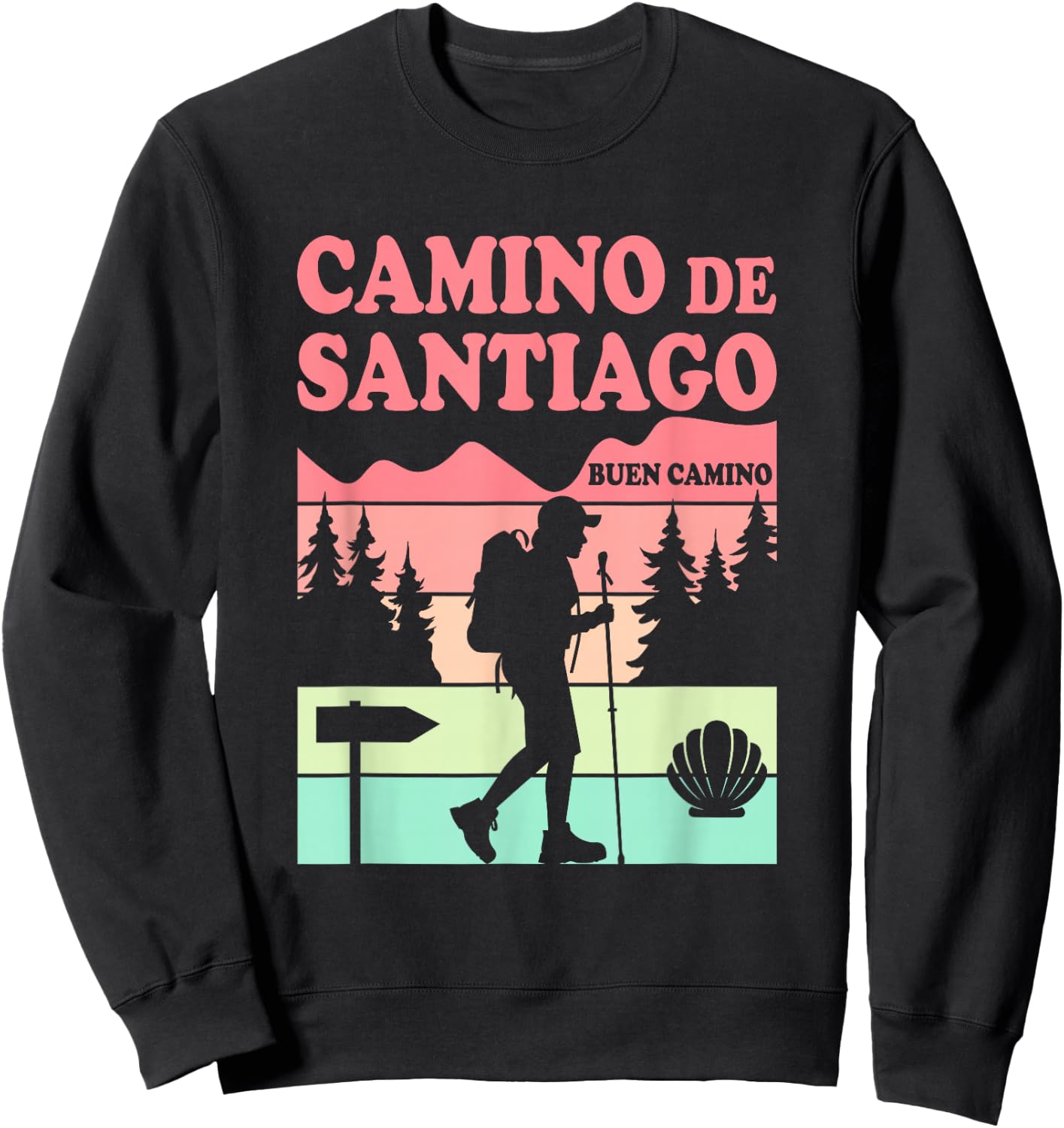 Camino de Santiago Sweatshirt - Sweatshirt | Black