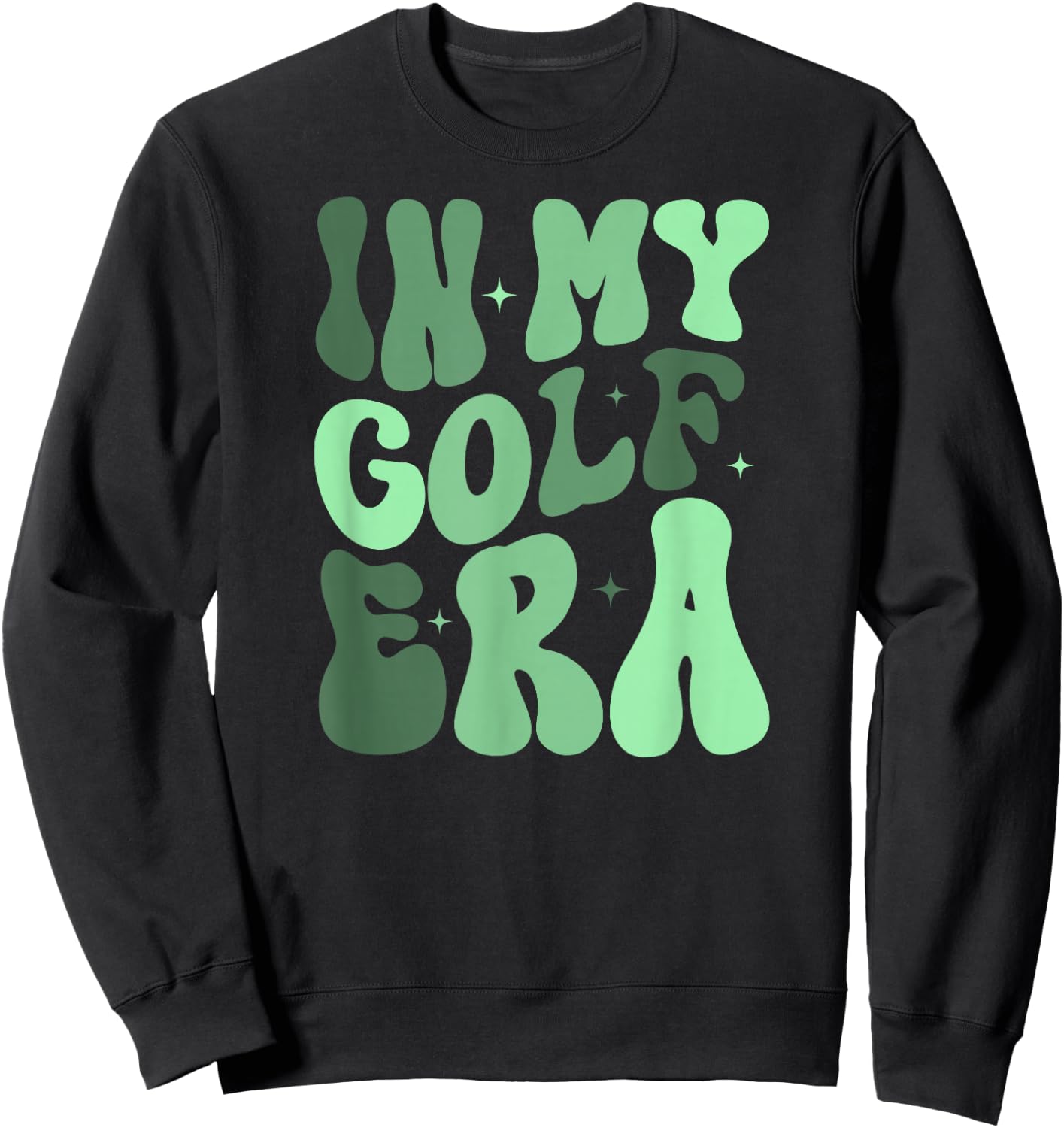 In My Golf Era Sweatshirt - Sweatshirt | Black