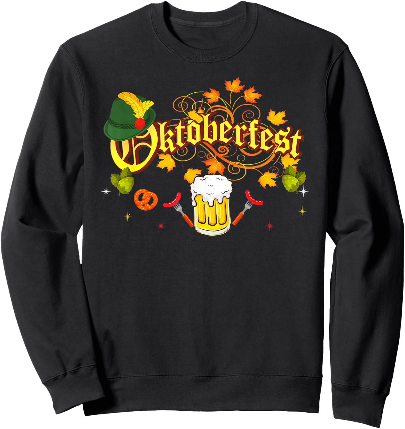 Oktoberfest German Beer Festival October Sweatshirt - Sweatshirt | Black