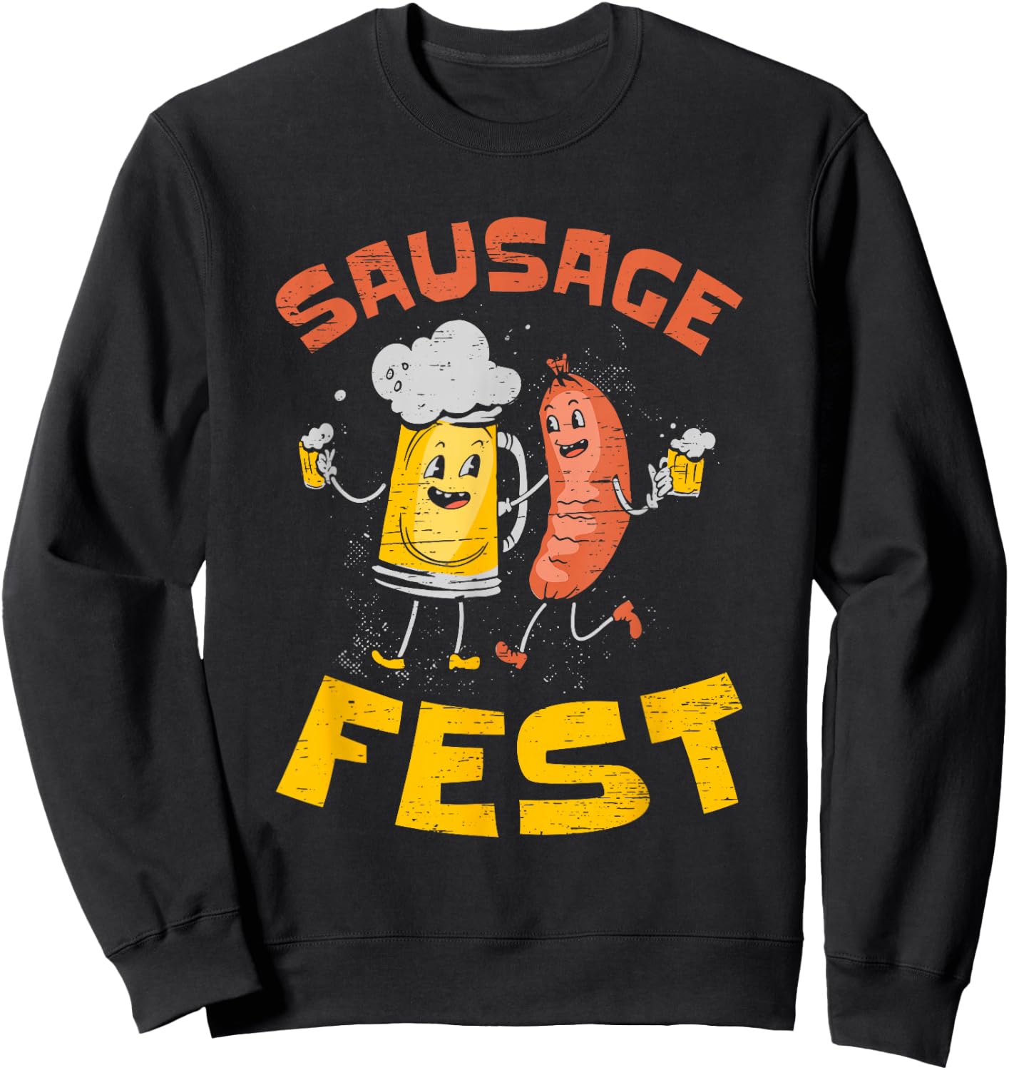 Sausage Fest for a Hotdog Wiener Griller Sweatshirt - Sweatshirt | Black