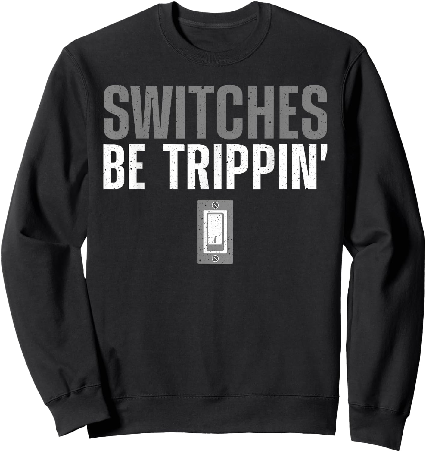 Electrician Art Women Electrical Switch Electrician Sweatshirt - Sweatshirt | Black