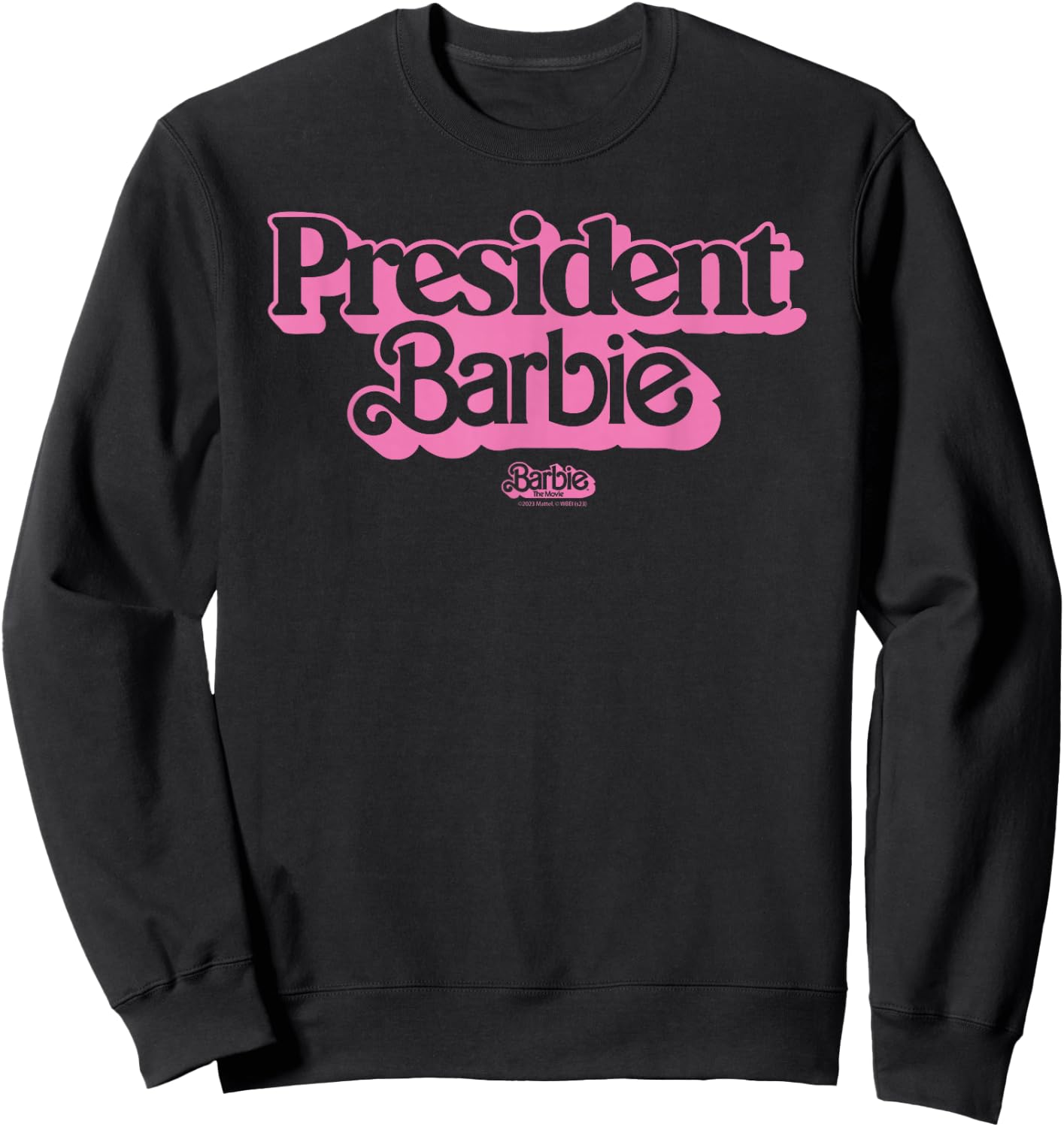Barbie The Movie - President Barbie Sweatshirt - Sweatshirt | Black