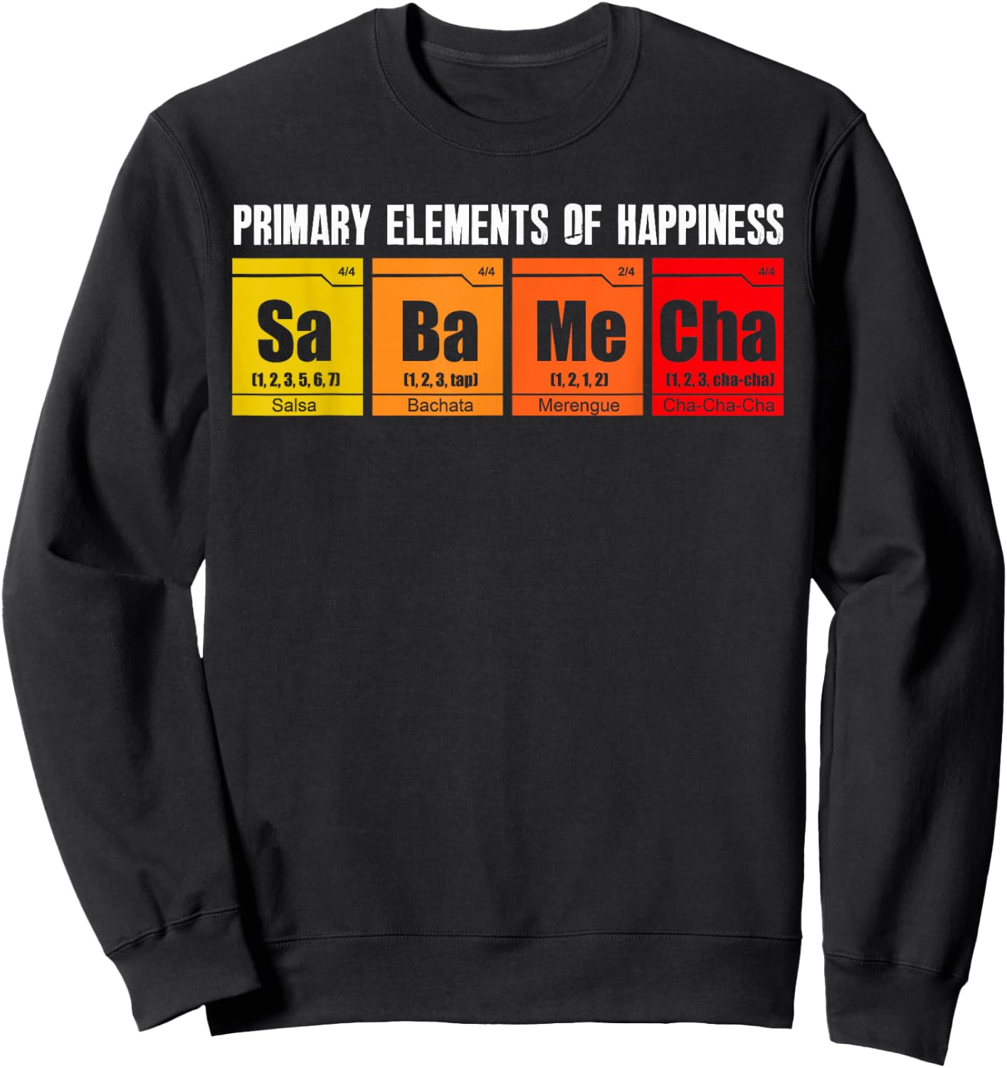 Salsa Dancing Salsa Bachata Merengue Dancer Dance Lover Sweatshirt - Sweatshirt | Black