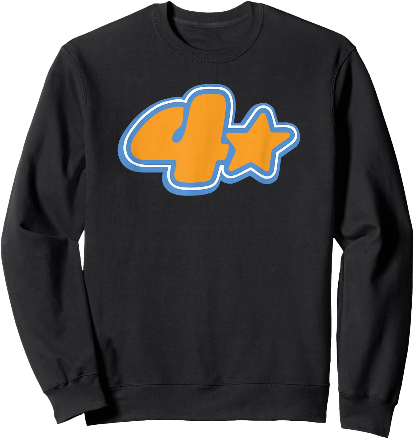 Disney Pixar Turning Red 4 Town Four Star Logo Sweatshirt - Sweatshirt | Black