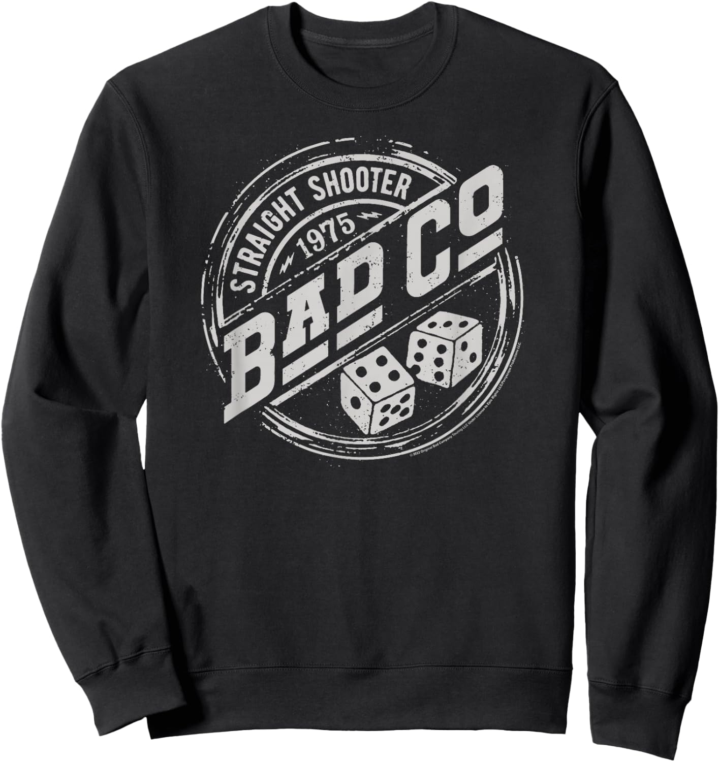 Bad Company - Straight Shooter Badge Sweatshirt - Sweatshirt | Black
