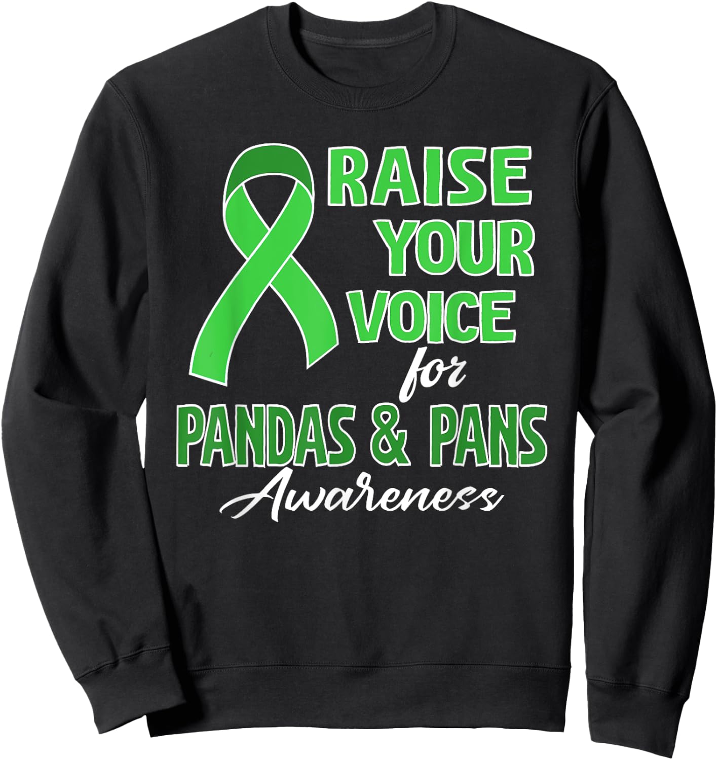 Pandas Pans Awareness Sweatshirt - Sweatshirt | Black