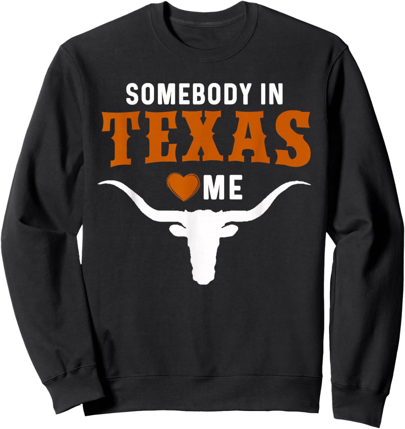 Texas Gifts Texan TX Dallas Howdy Longhorn Sweatshirt - Sweatshirt | Black