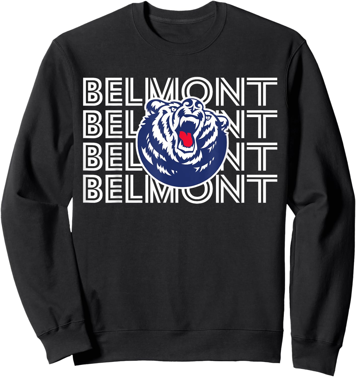 Belmont Bruins | Official NCAA Merch | NCAFBEL01 Sweatshirt - Sweatshirt | Black