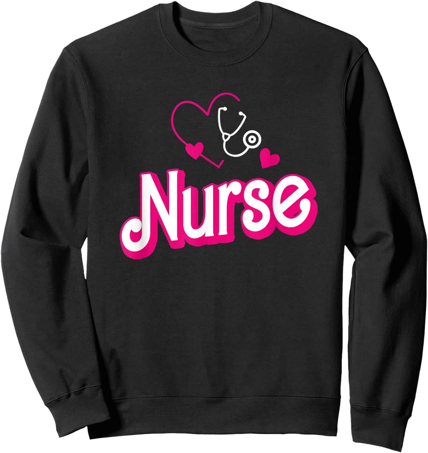 Retro Nurse Gifts Nurse Week Gifts Funny Nurse Sweatshirt - Sweatshirt | Black