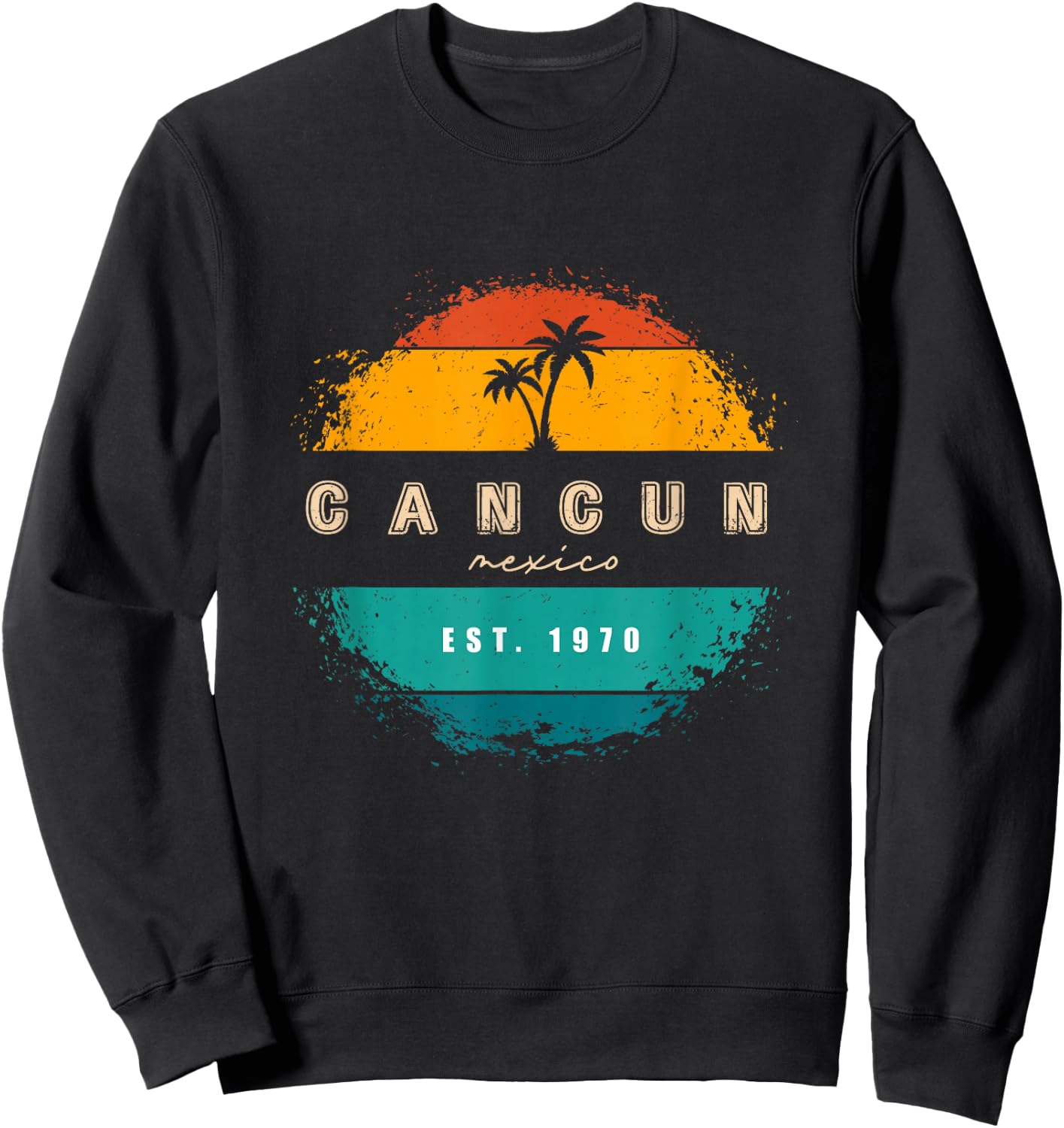 City of Cancun Mexico Sweatshirt - Sweatshirt | Black