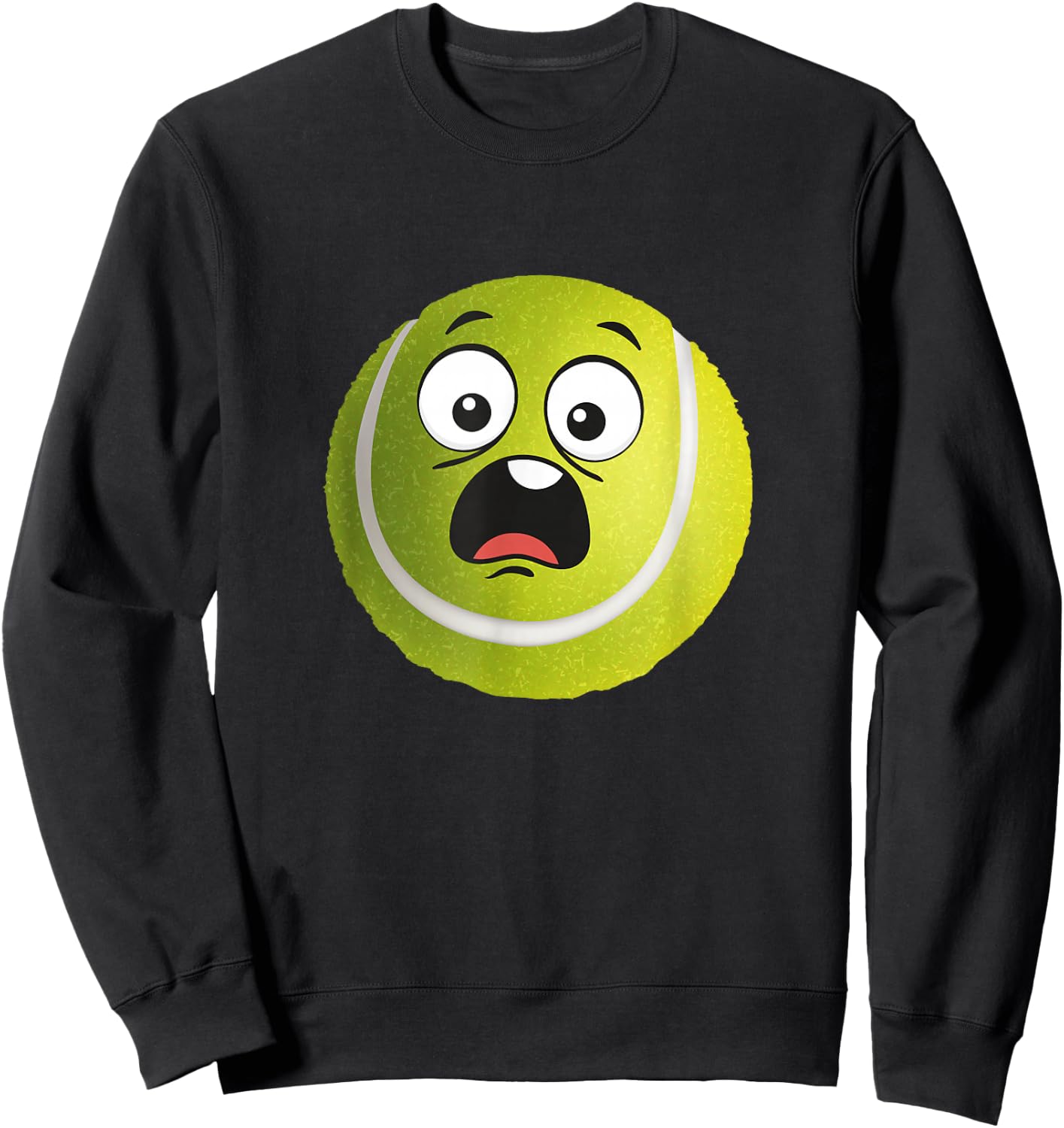 Sad Tennis Ball - Racket Sports Tournament Sweatshirt - Sweatshirt | Black