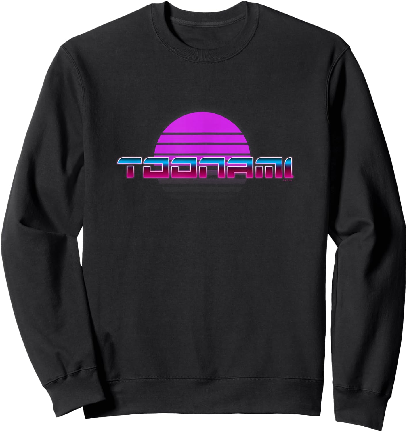 Toonami Retro Shutter Sun Neon Logo Sweatshirt - Sweatshirt | Black