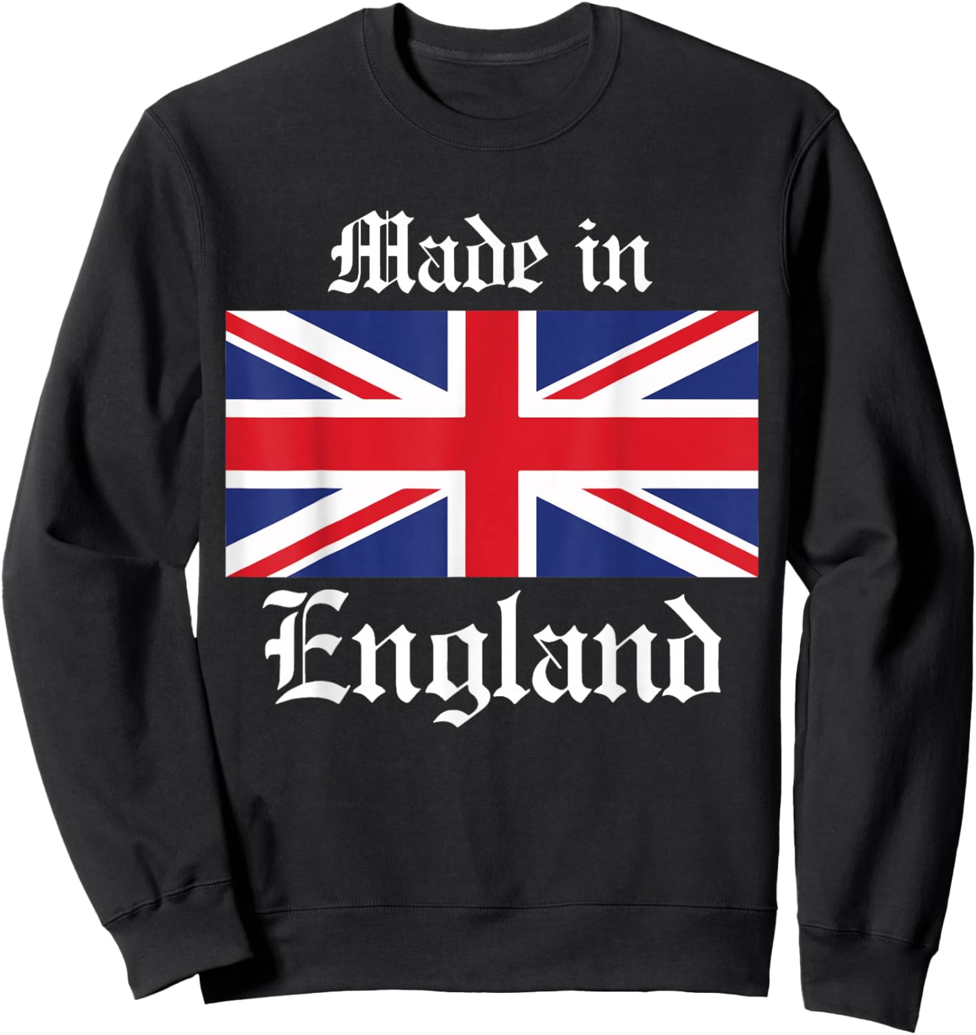 Made in England Union Jack Sweatshirt - Sweatshirt | Black