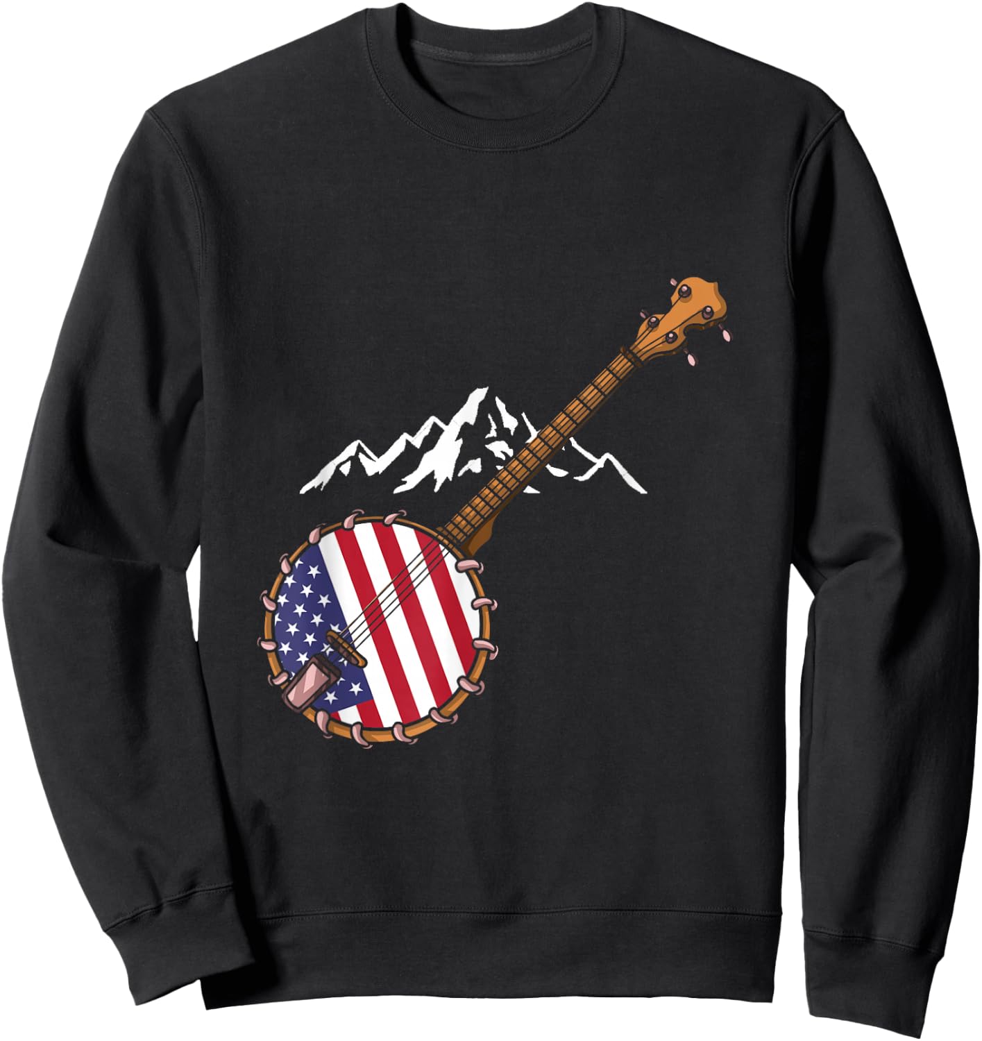 Banjo Bluebird Tennesse Mandolin Sweatshirt - Sweatshirt | Black