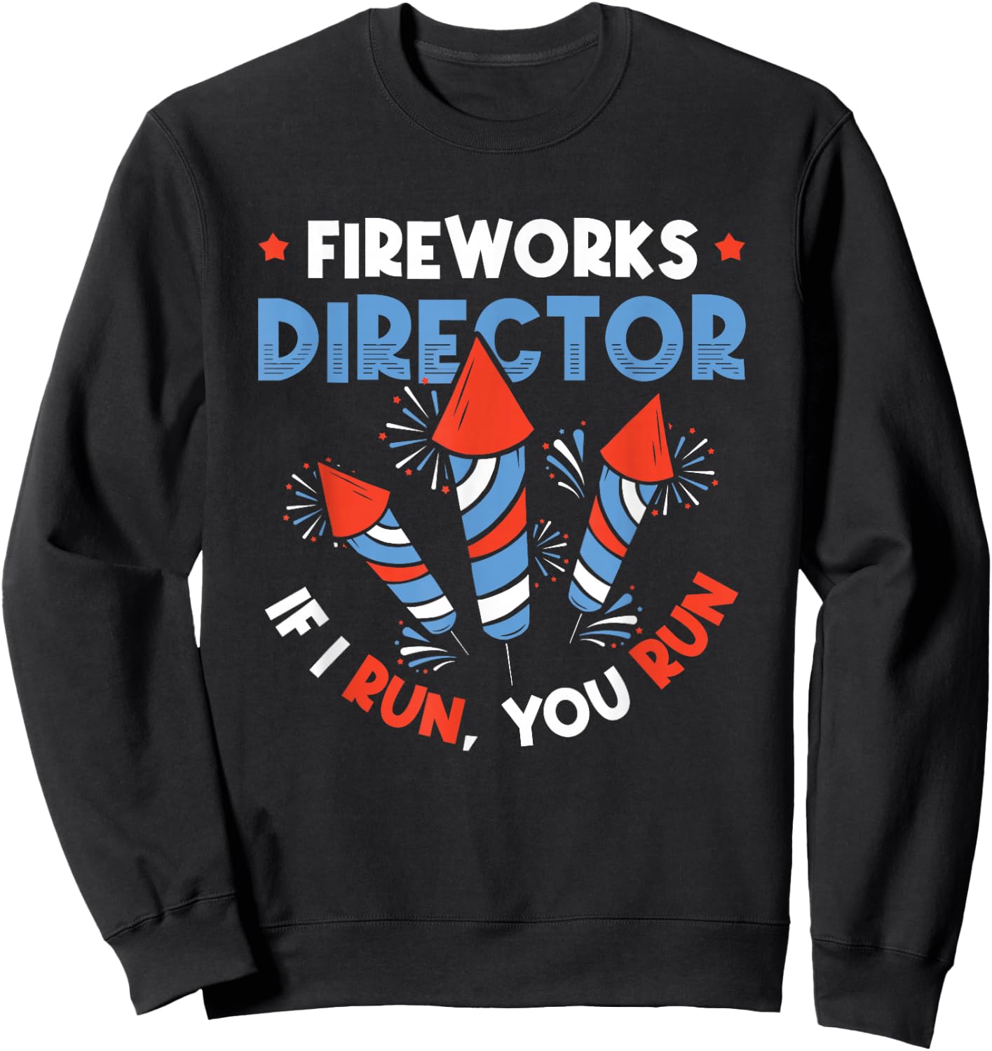 Fireworks Director Fireworks Pyrotechnician Sweatshirt - Sweatshirt | Black