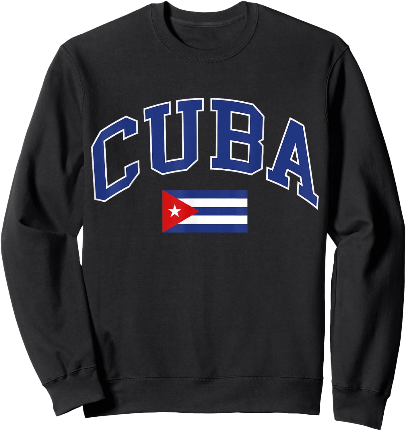 Cuba Flag Sweatshirt - Sweatshirt | Black