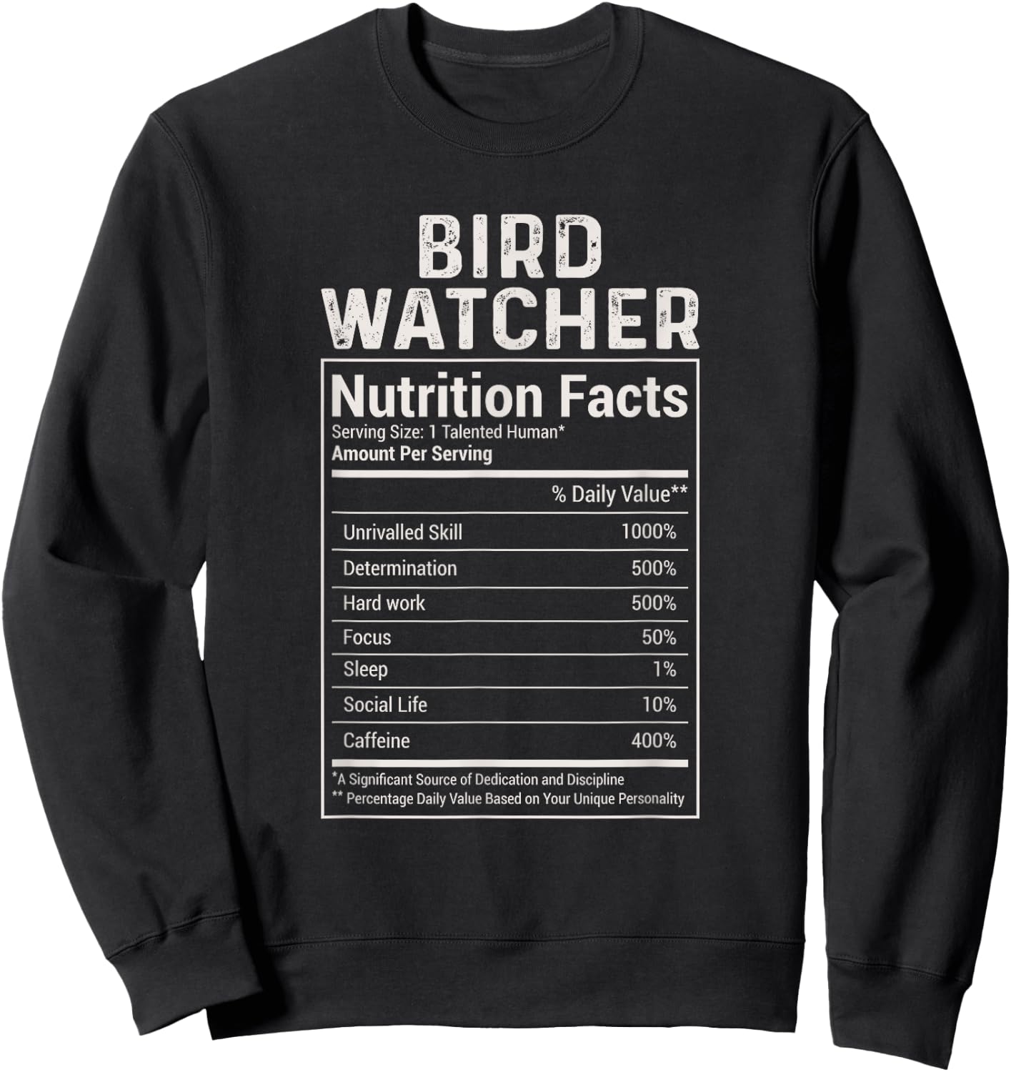 Birdwatcher Funny Bird Watching Birdwatching Birds Lover Sweatshirt - Sweatshirt | Black