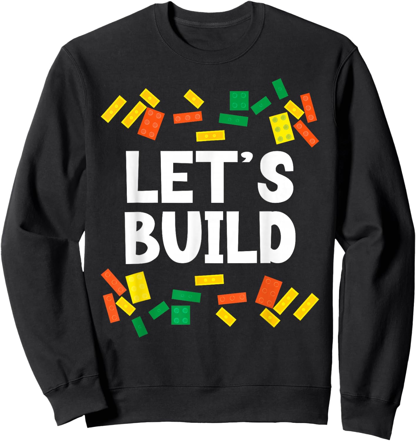 Master Builder Bricks Blocks Play Toys Sweatshirt - Sweatshirt | Black