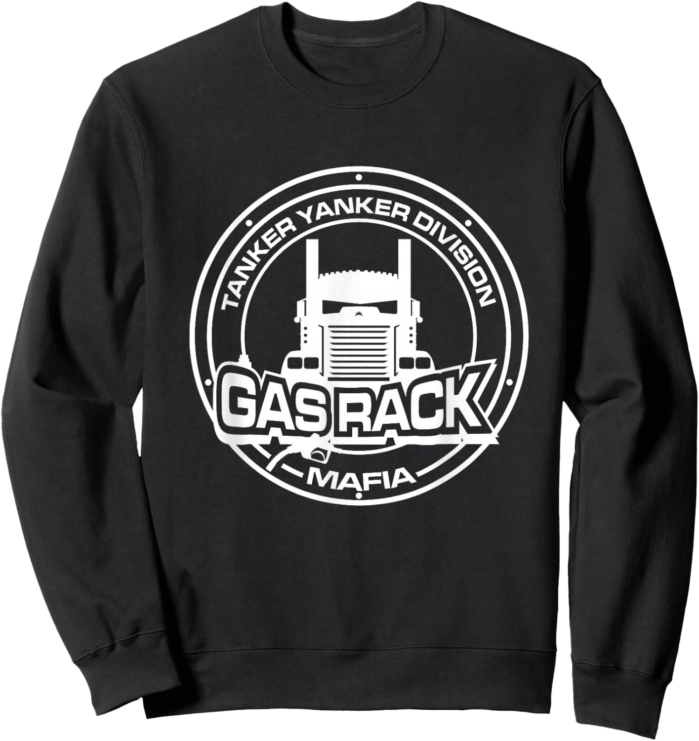 Gas Rack Er Yanker - Tanker Division Mafia Sweatshirt - Sweatshirt | Black