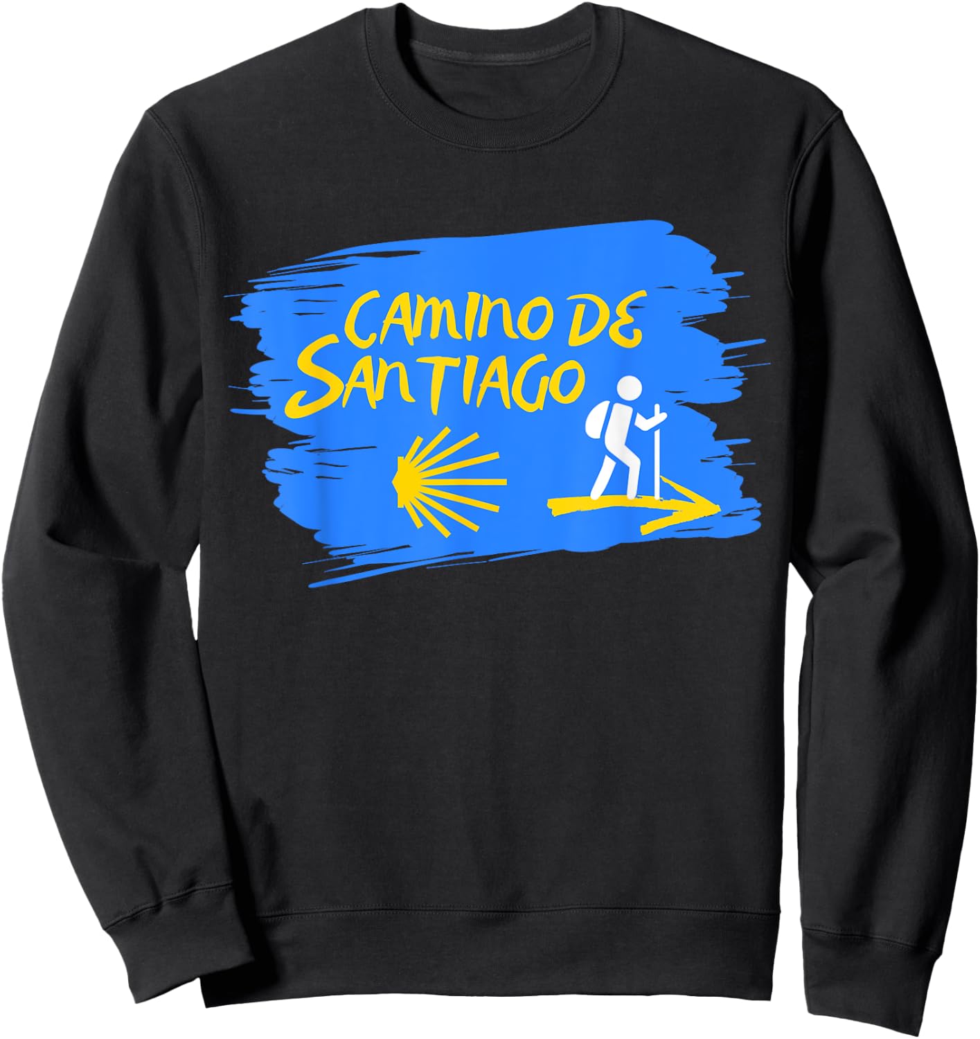 CAMINO DE SANTIAGO Pilgrimage Souvenir Sweatshirt - Sweatshirt | Black