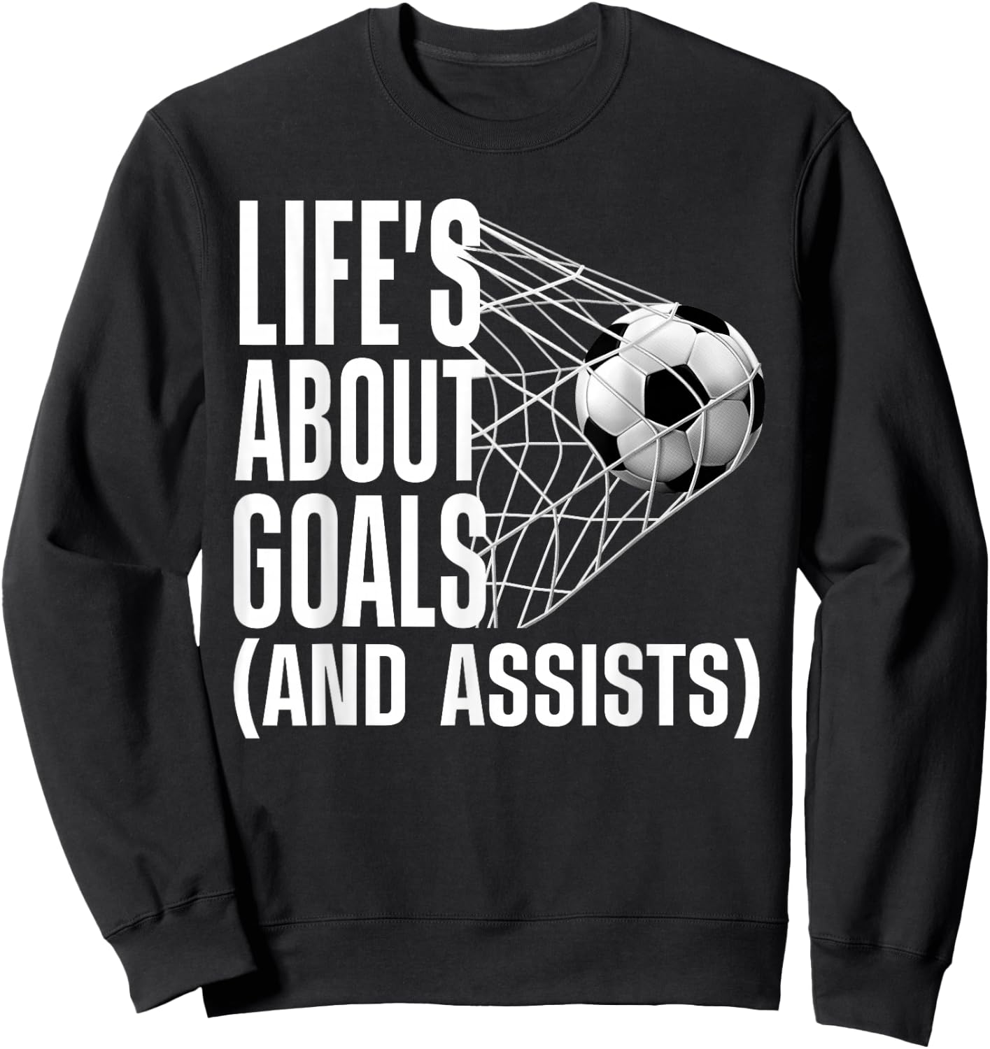 Cool Soccer Women Soccer Lovers Player Football Goal Sweatshirt - Sweatshirt | Black
