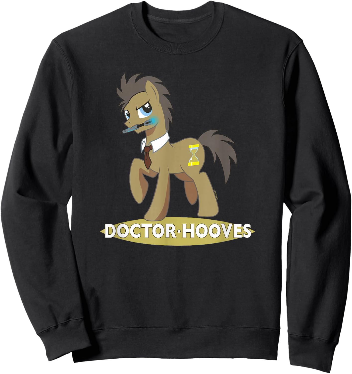 My Little Pony: Friendship Is Magic Doctor Hooves Logo Sweatshirt - Sweatshirt | Black
