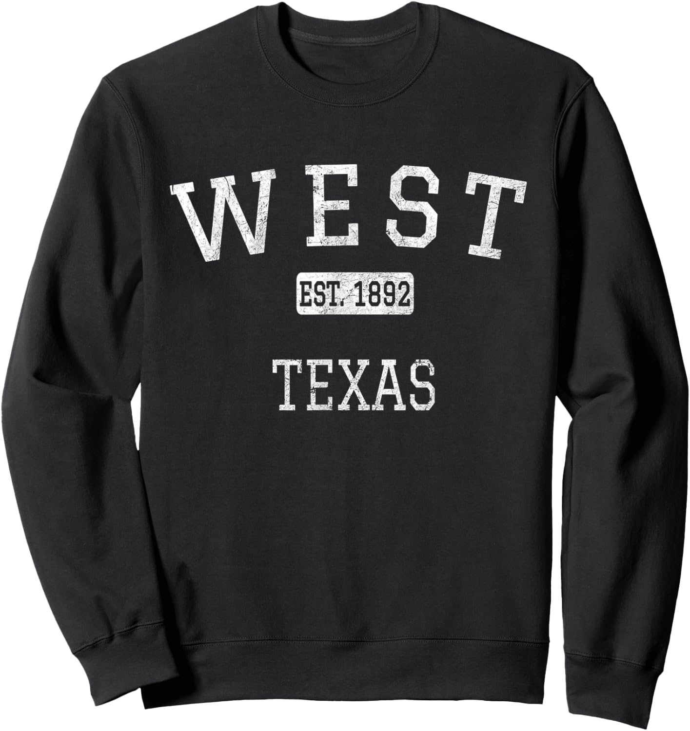 West Texas TX Vintage Sweatshirt - Sweatshirt | Black