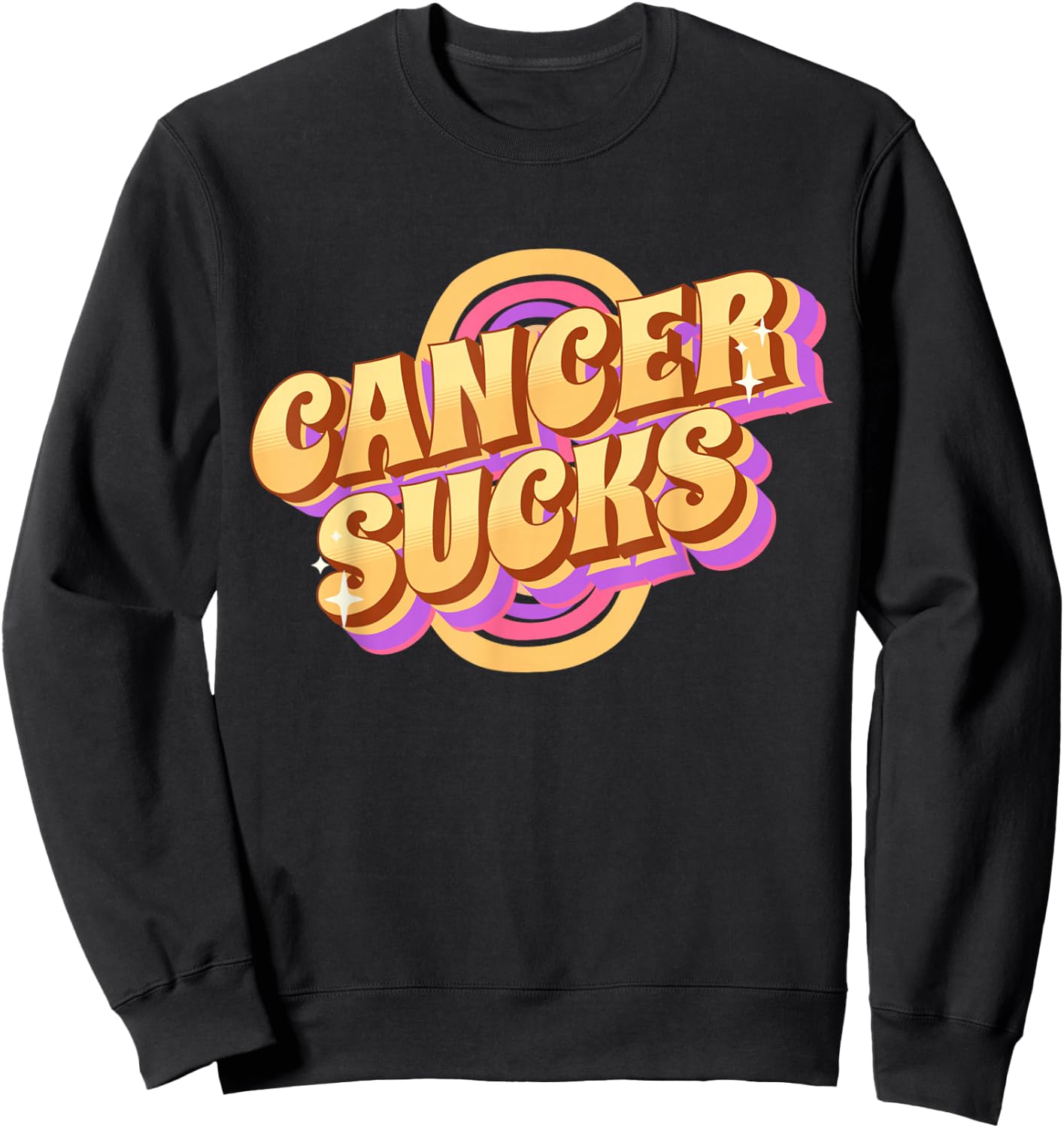 Cancer Sucks Sweatshirt - Sweatshirt | Black
