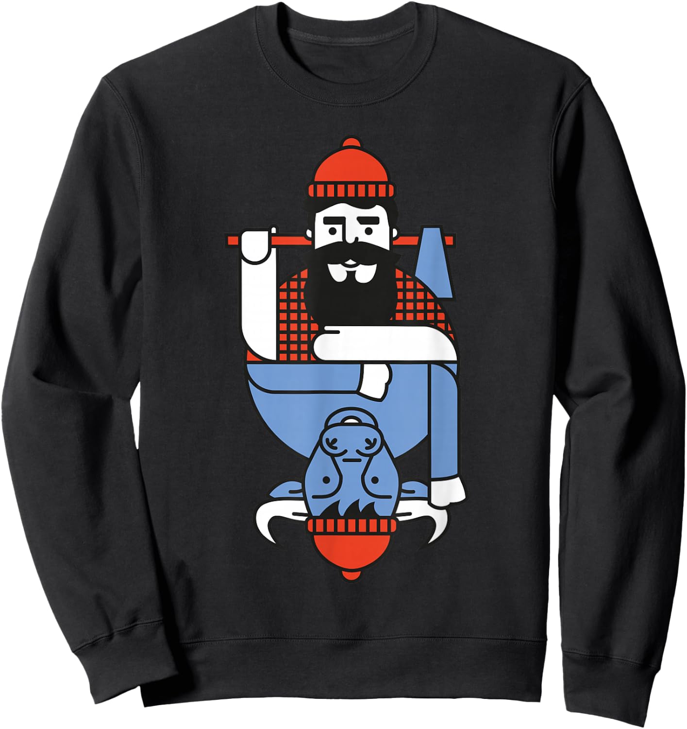 Minnesota Paul Babe Vintage Sweatshirt - Sweatshirt | Black