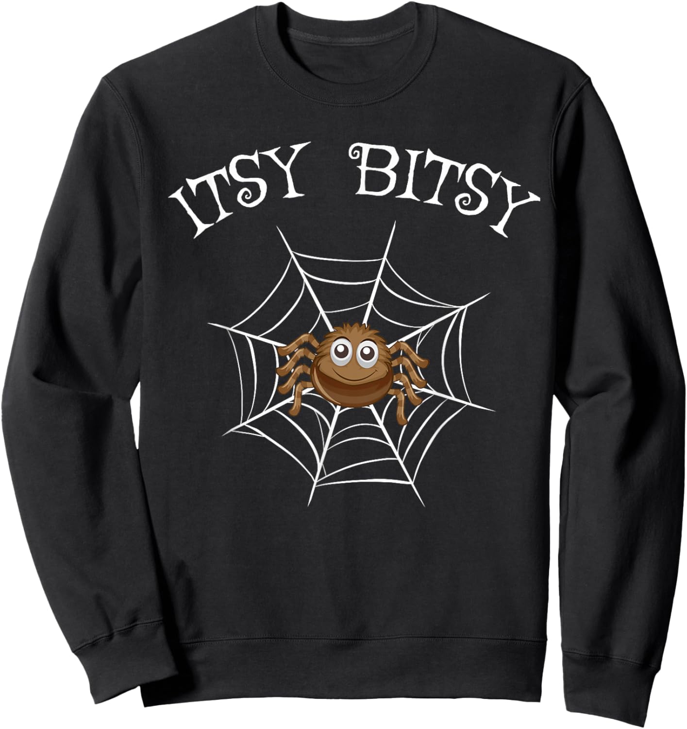 Itsy Bitsy - Nursery Costumes Rhyme for Kids Spider Sweatshirt - Sweatshirt | Black